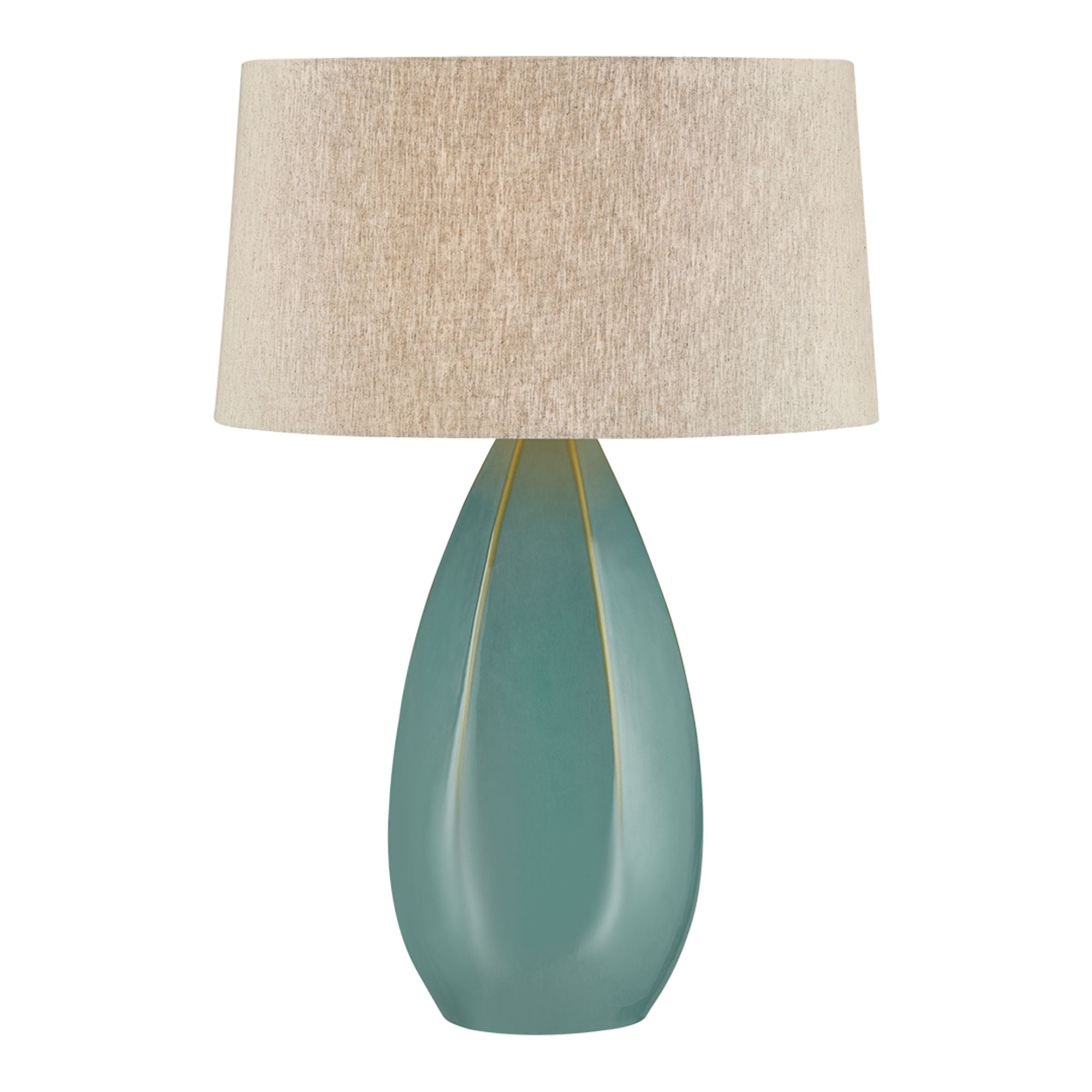 Colwyn 30" Table Lamp, Aged Brass/Ceramic Celadon Wash Finish