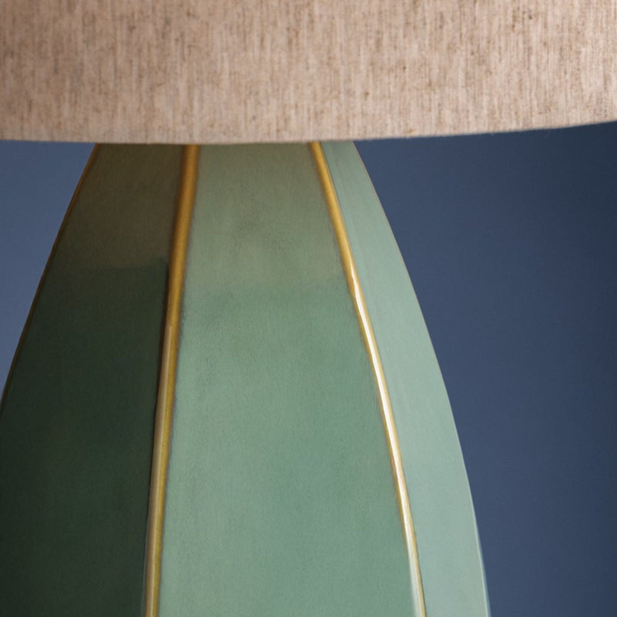 Colwyn 30" Table Lamp, Aged Brass/Ceramic Celadon Wash Finish
