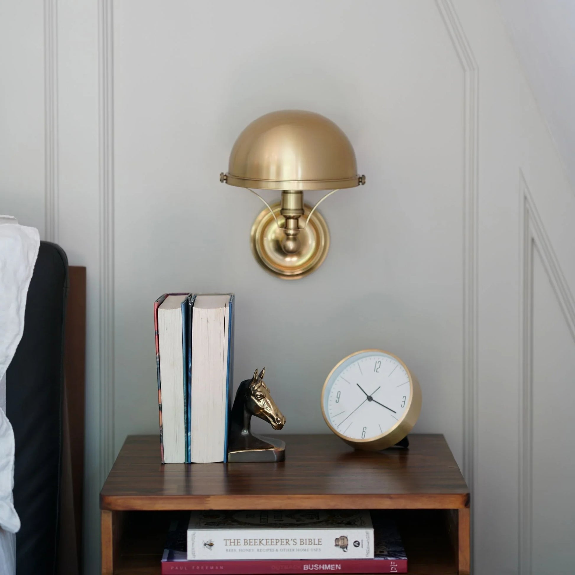 Hudson Valley Lighting - Covington 11" Wall Sconce, Aged Brass Finish | Bees Lighting