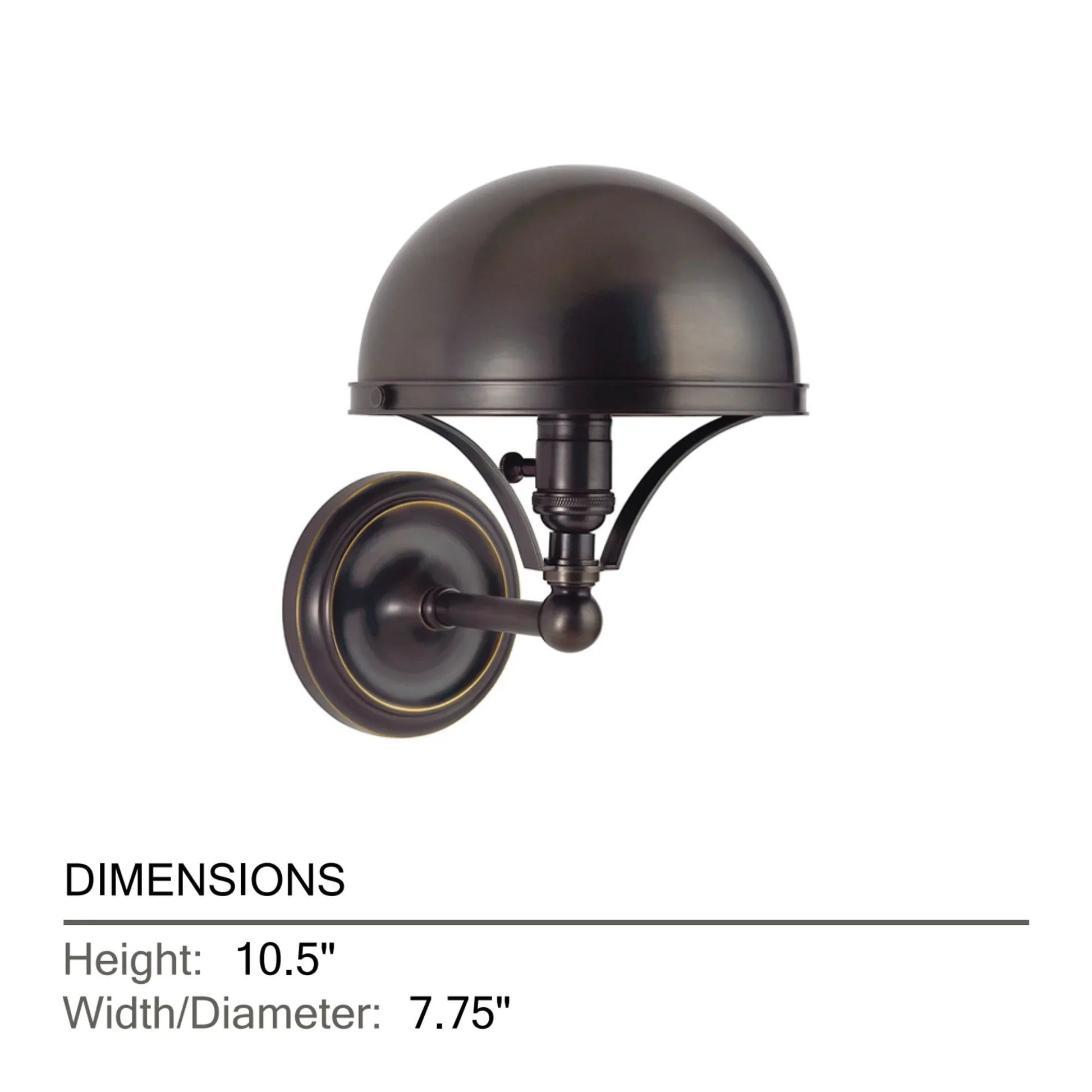 Hudson Valley Lighting - Covington 11" Wall Sconce, Old Bronze Finish | Bees Lighting