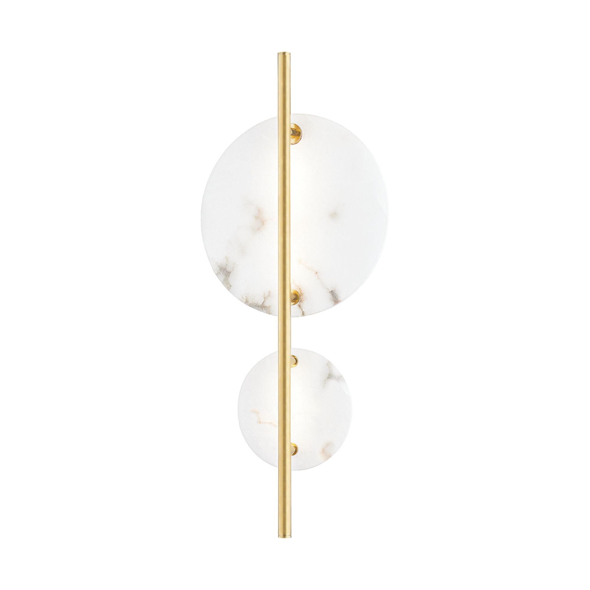 Croft 24" LED Wall Sconce, Aged Brass Finish