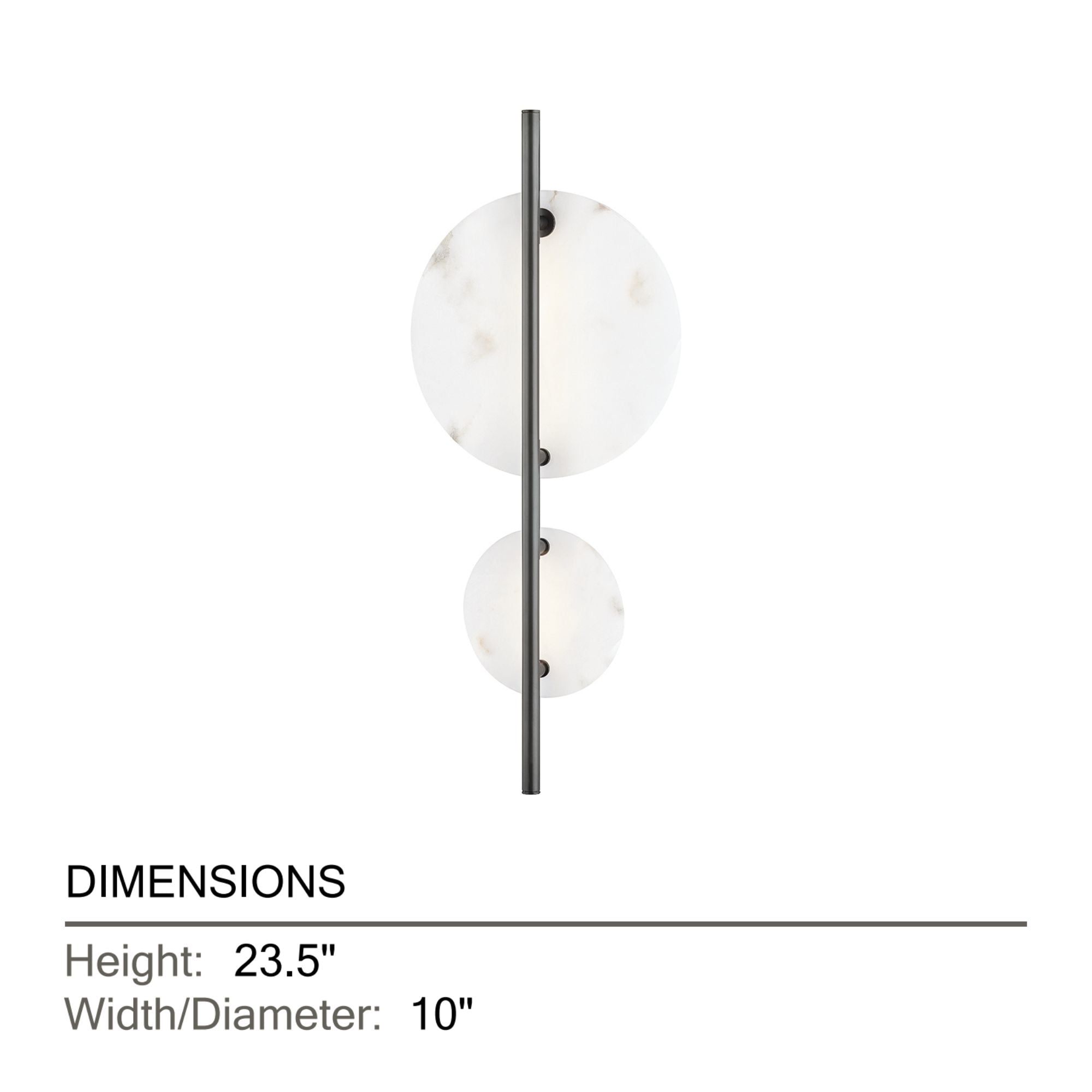 Croft 24" LED Wall Sconce, Old Bronze Finish