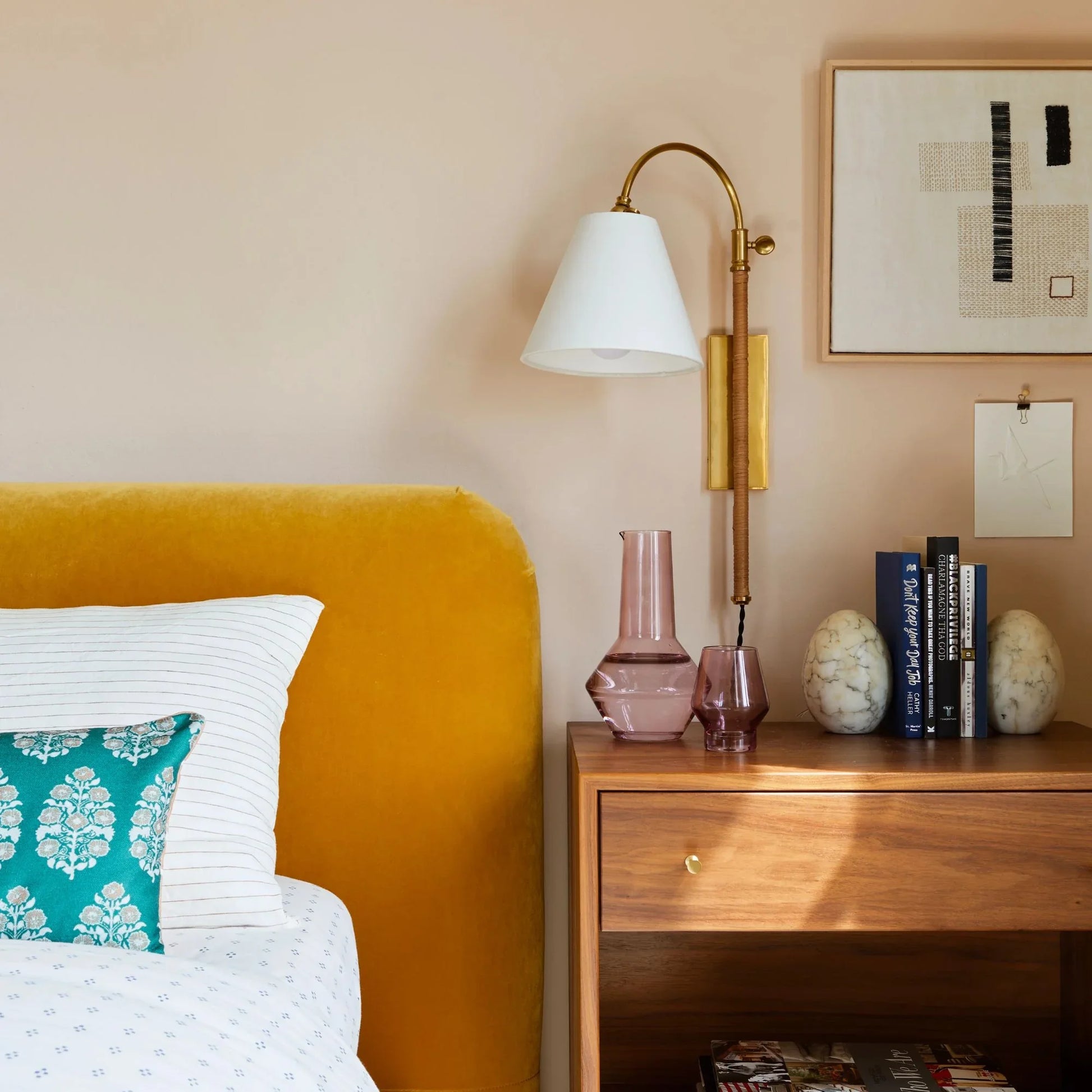 Hudson Valley Lighting - Curves No.1 30" Wall Sconce, Aged Brass Finish | Bees Lighting