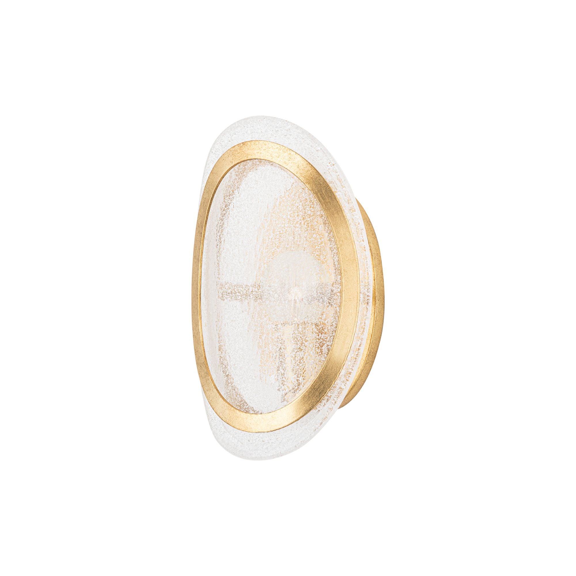Danes 10" Wall Sconce, Vintage Gold Leaf Finish