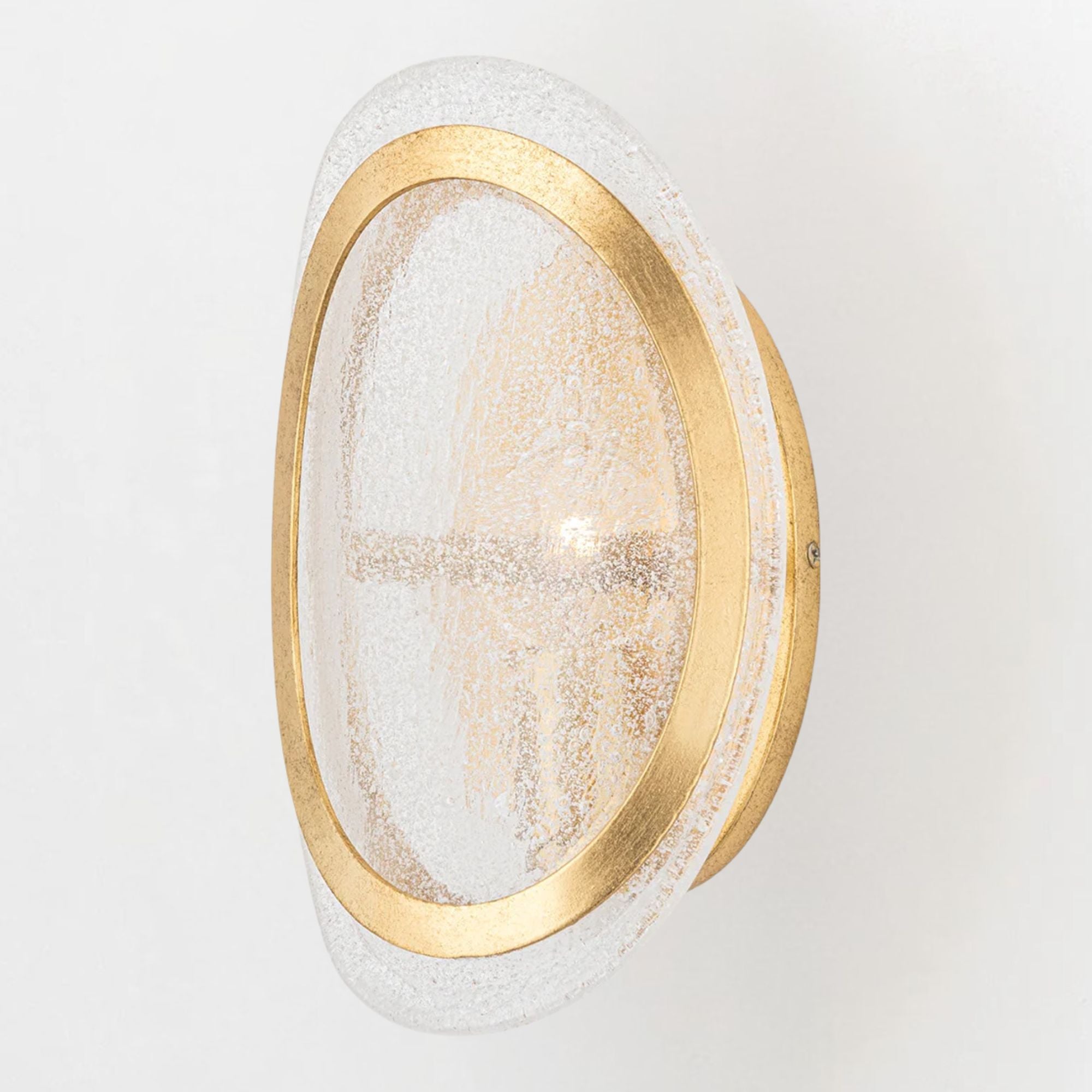 Danes 10" Wall Sconce, Vintage Gold Leaf Finish