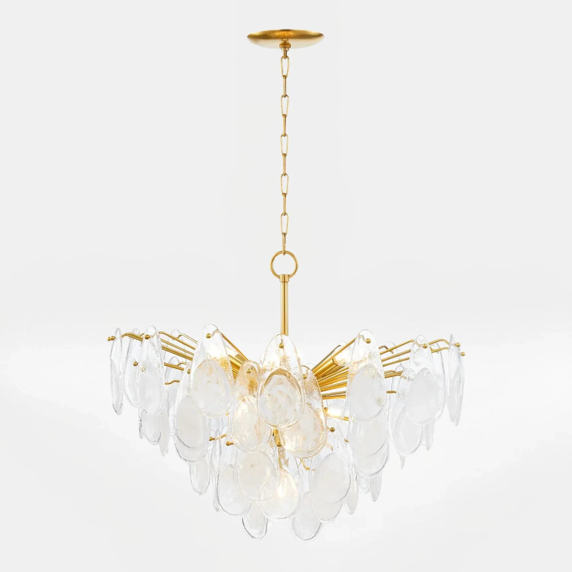 Hudson Valley Lighting - Darcia 36" 15-Light Chandelier, Aged Brass Finish | Bees Lighting