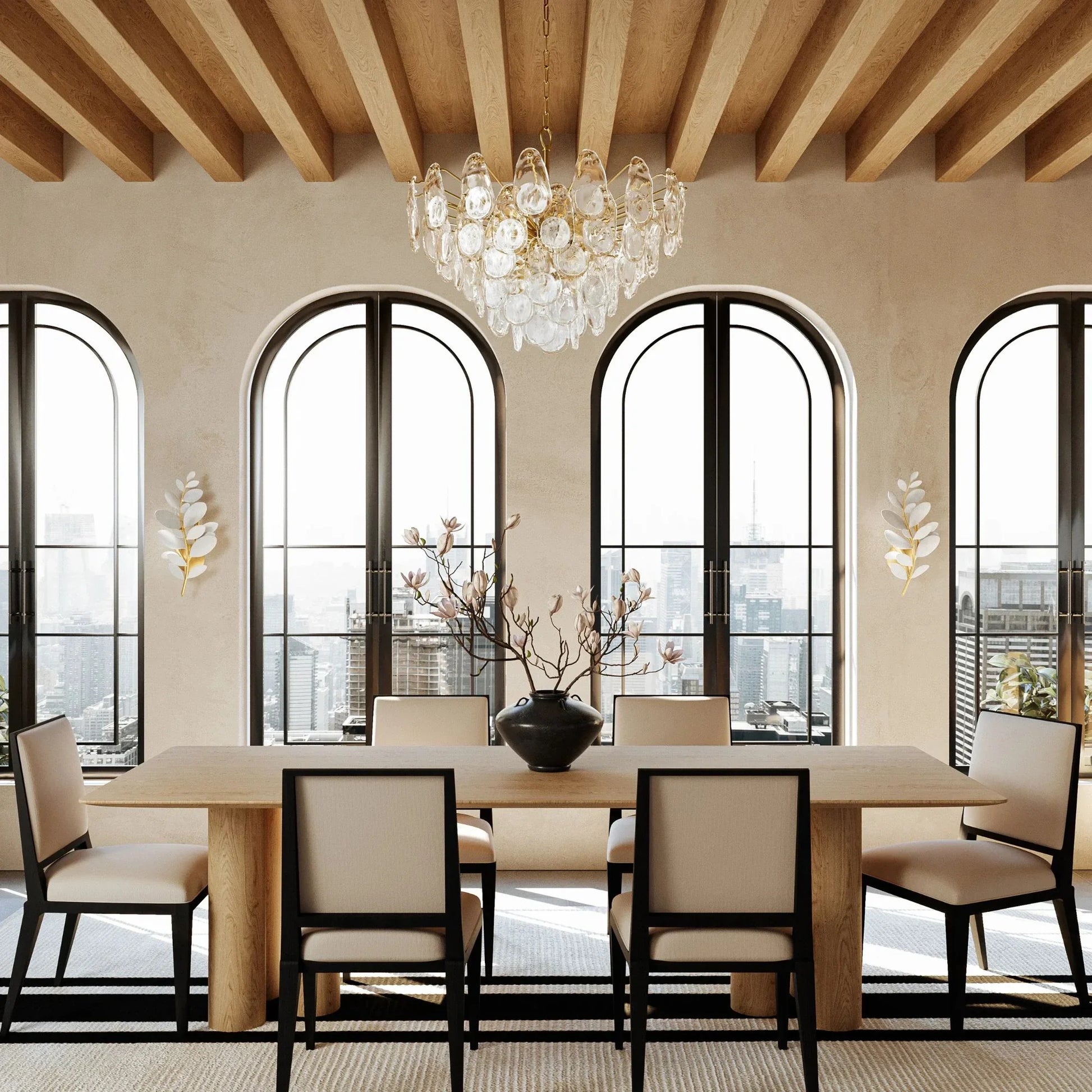 Hudson Valley Lighting - Darcia 36" 15-Light Chandelier, Aged Brass Finish | Bees Lighting