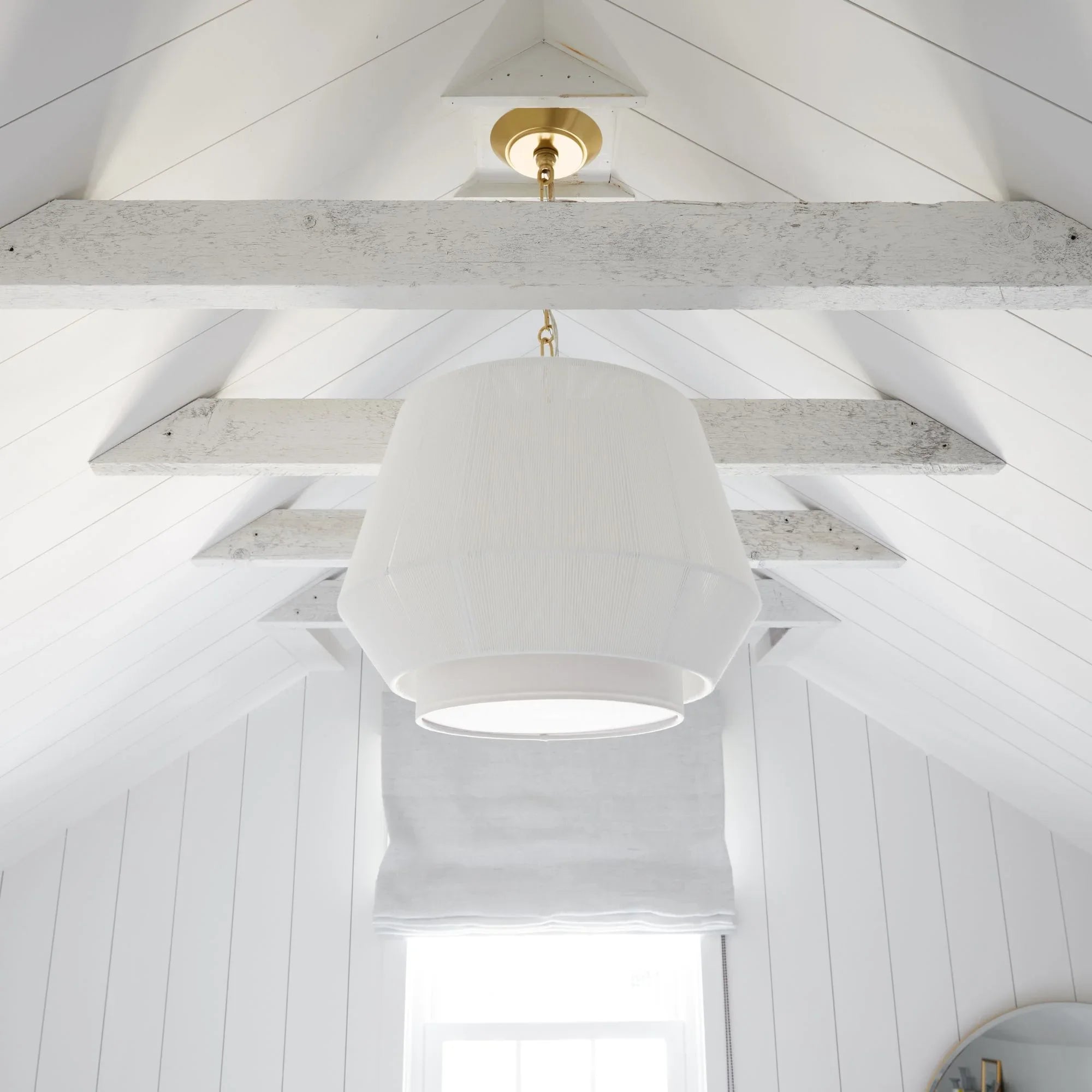 Hudson Valley Lighting - Debi 18" Pendant, Aged Brass Finish | Bees Lighting