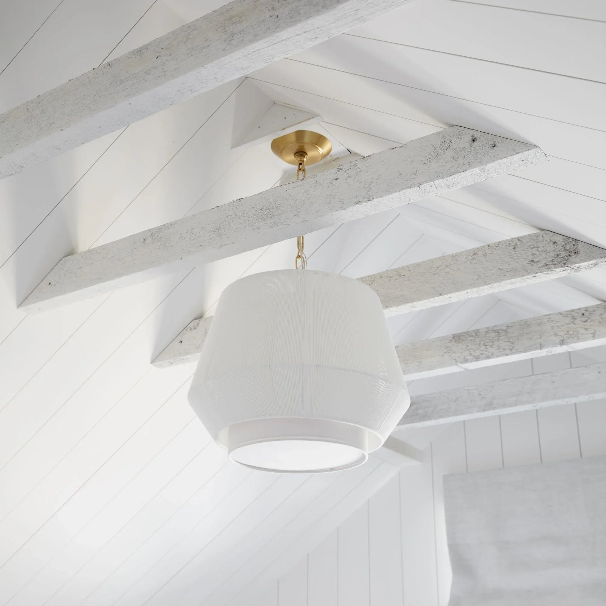 Hudson Valley Lighting - Debi 18" Pendant, Aged Brass Finish | Bees Lighting