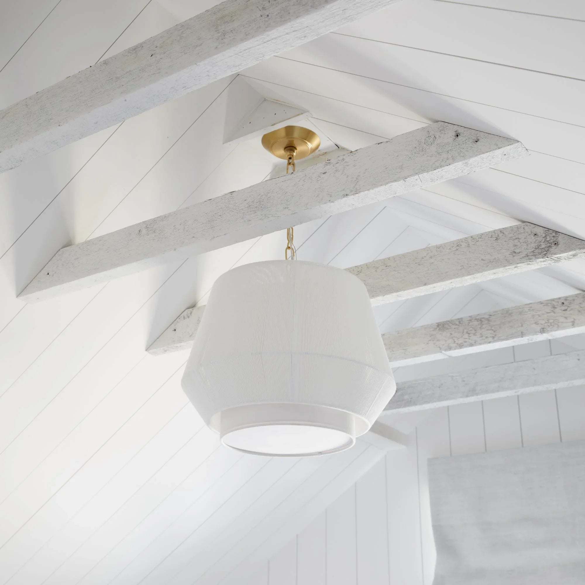 Hudson Valley Lighting - Debi 18" Pendant, Aged Brass Finish | Bees Lighting