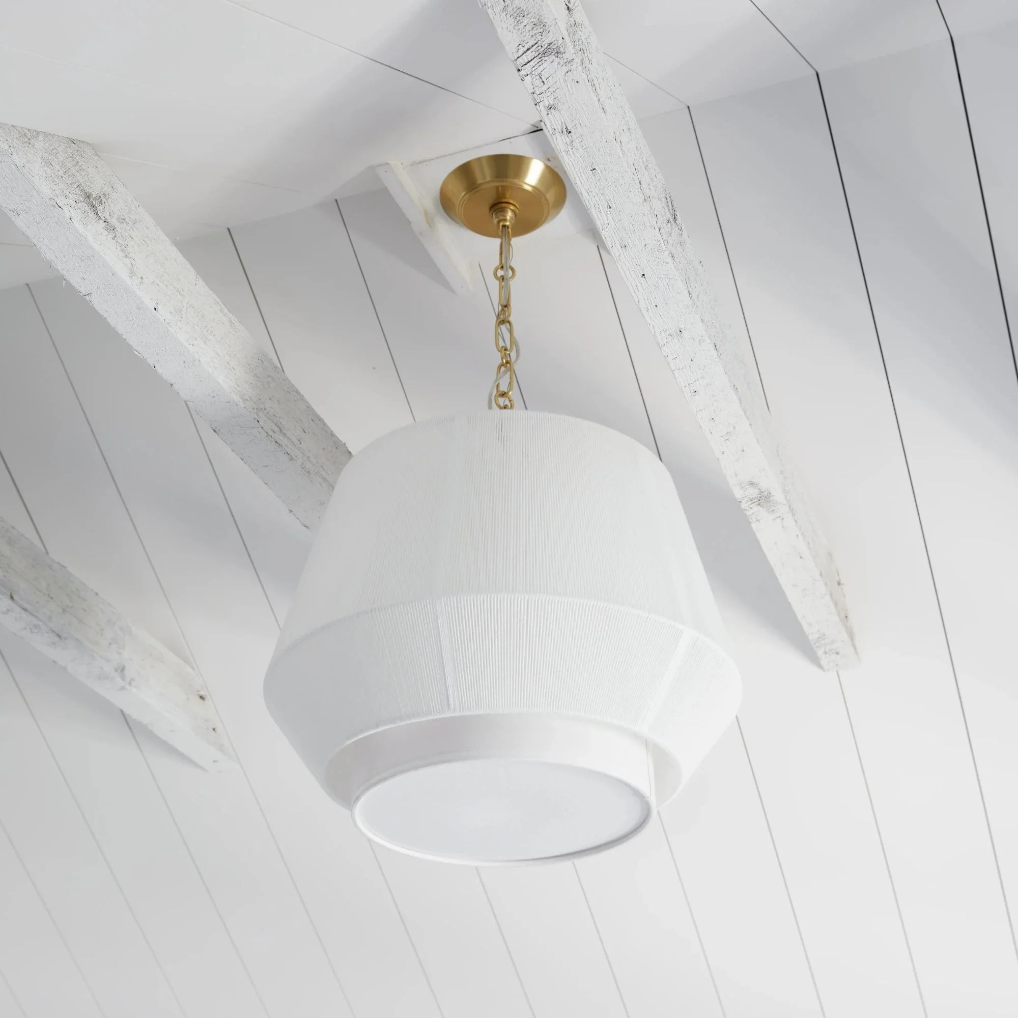 Hudson Valley Lighting - Debi 18" Pendant, Aged Brass Finish | Bees Lighting