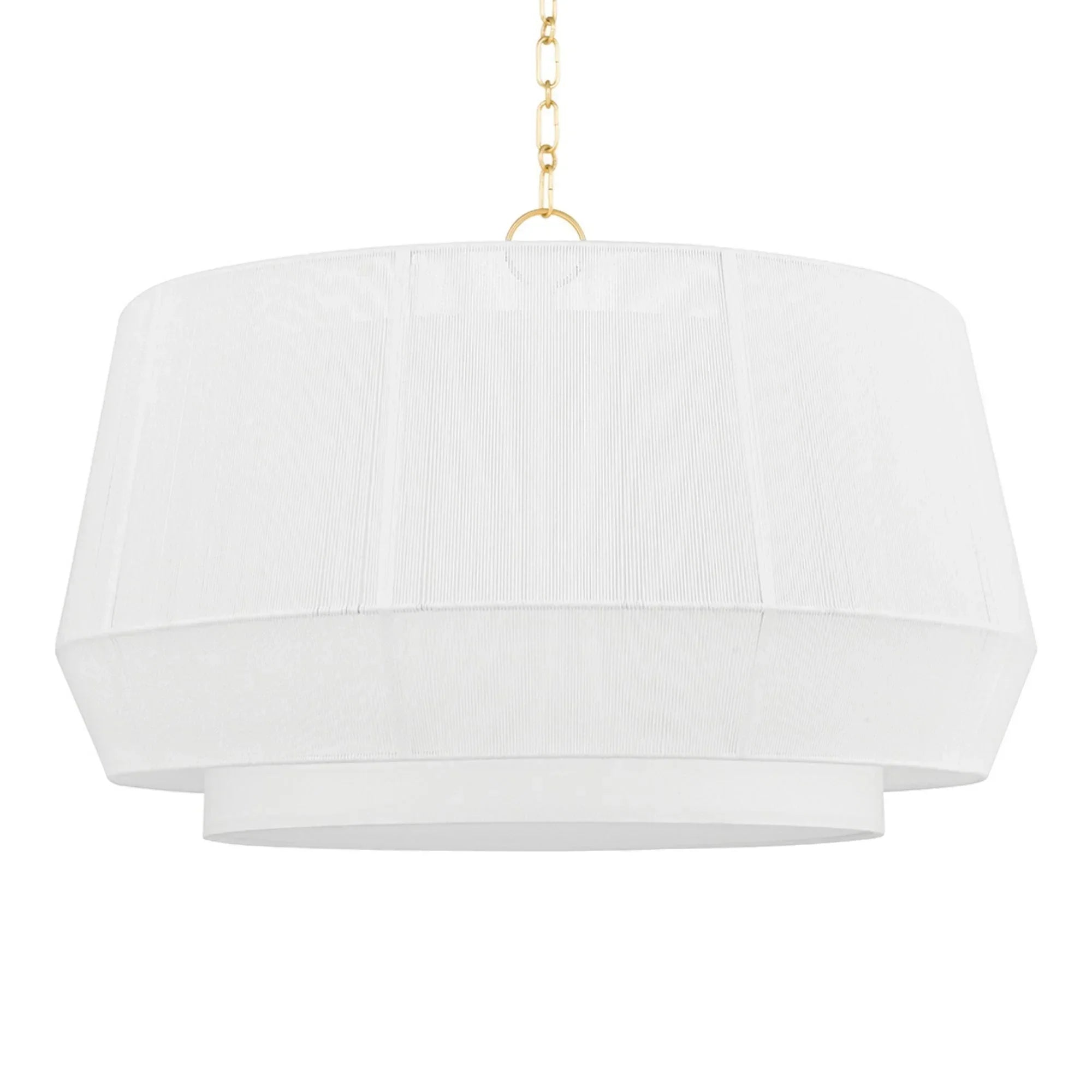 Debi 31" 4-Light Pendant, Aged Brass Finish