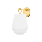 Debi 13" Wall Sconce, Aged Brass Finish