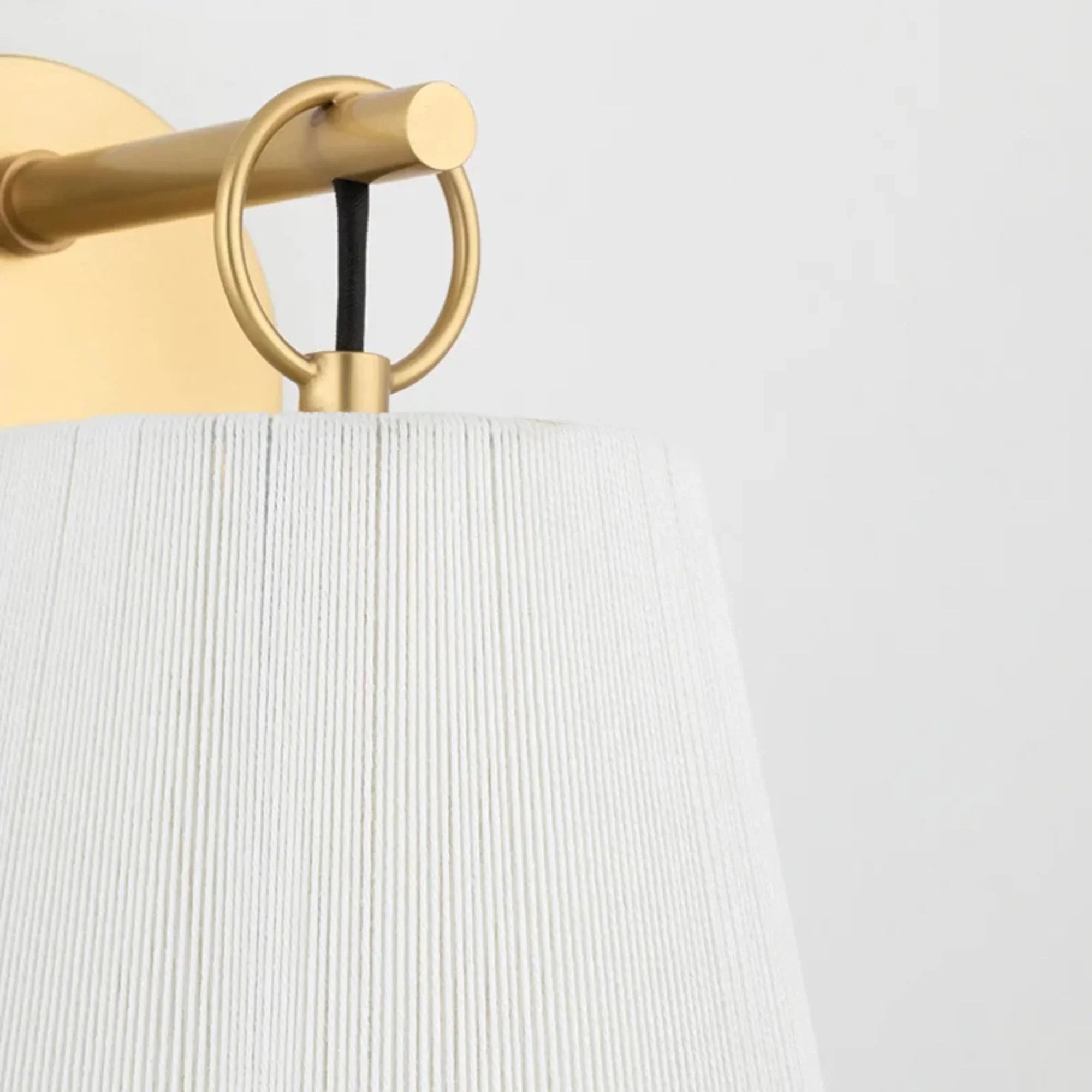 Debi 13" Wall Sconce, Aged Brass Finish