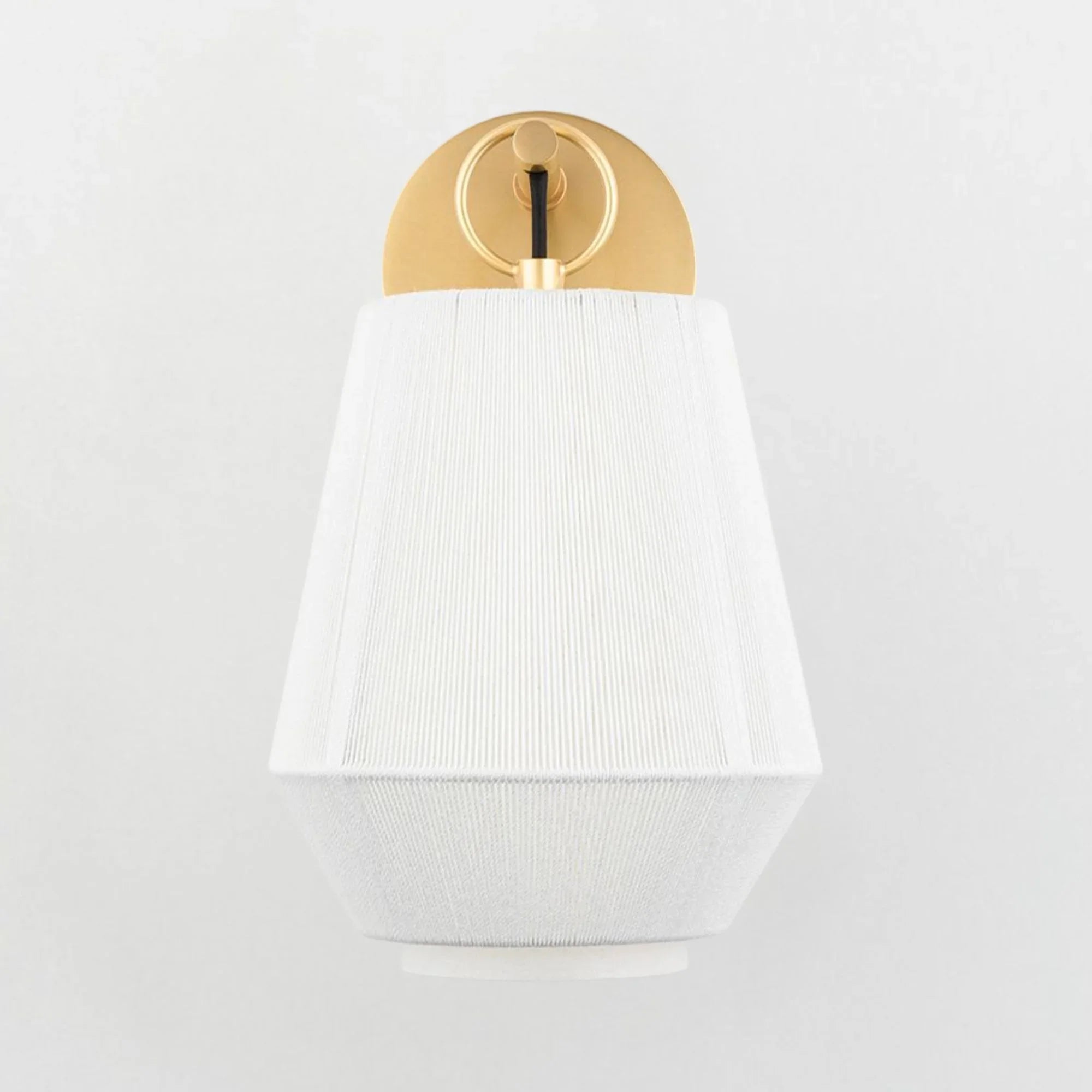 Debi 13" Wall Sconce, Aged Brass Finish