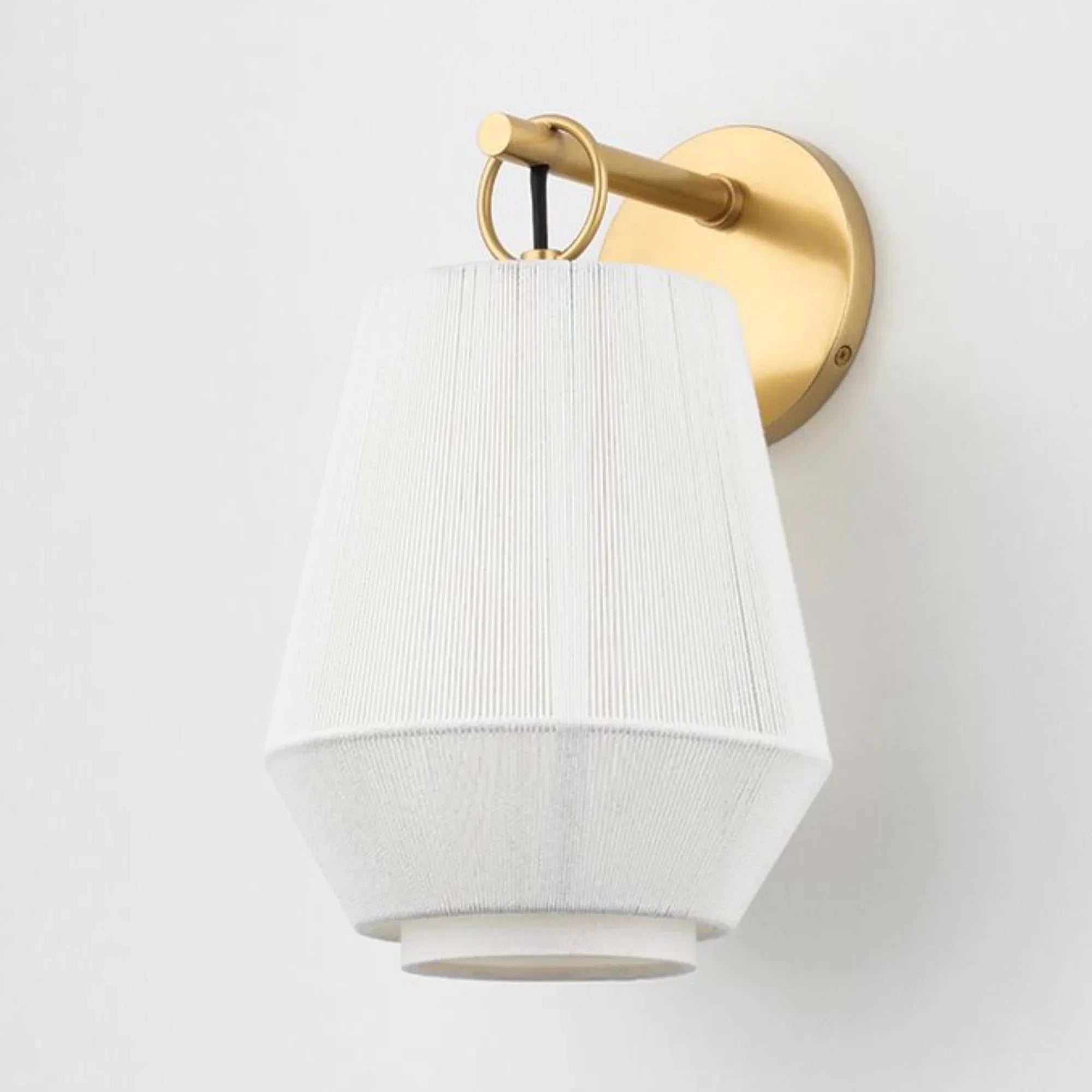 Debi 13" Wall Sconce, Aged Brass Finish