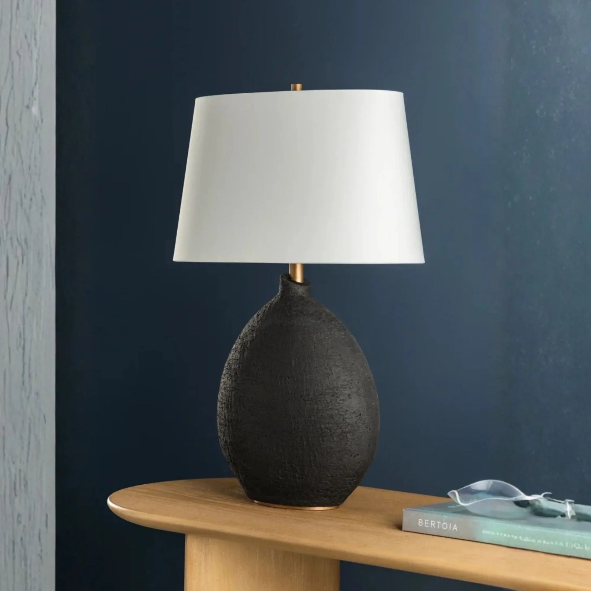 Hudson Valley Lighting - Denali 29" Table Lamp, Dusk Black Finish | Bees Lighting