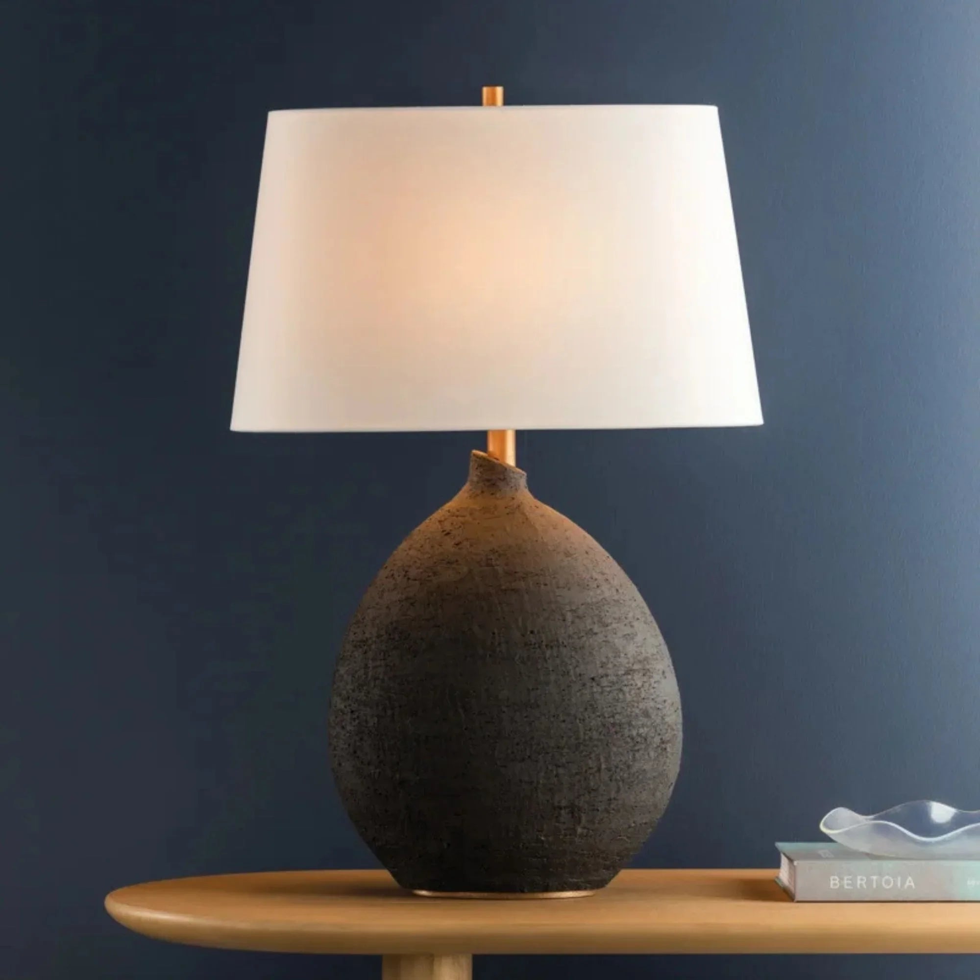 Hudson Valley Lighting - Denali 29" Table Lamp, Dusk Black Finish | Bees Lighting