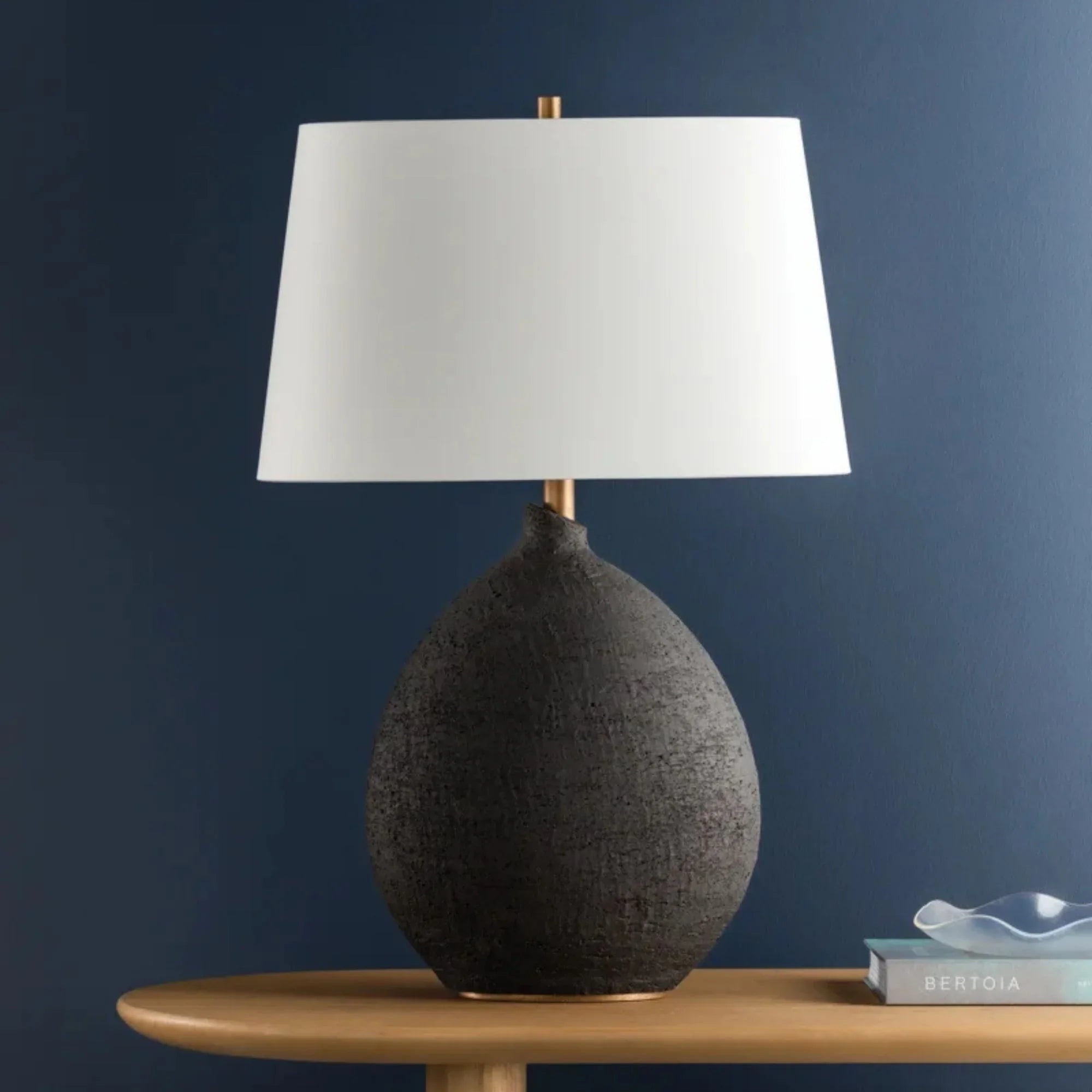 Hudson Valley Lighting - Denali 29" Table Lamp, Dusk Black Finish | Bees Lighting