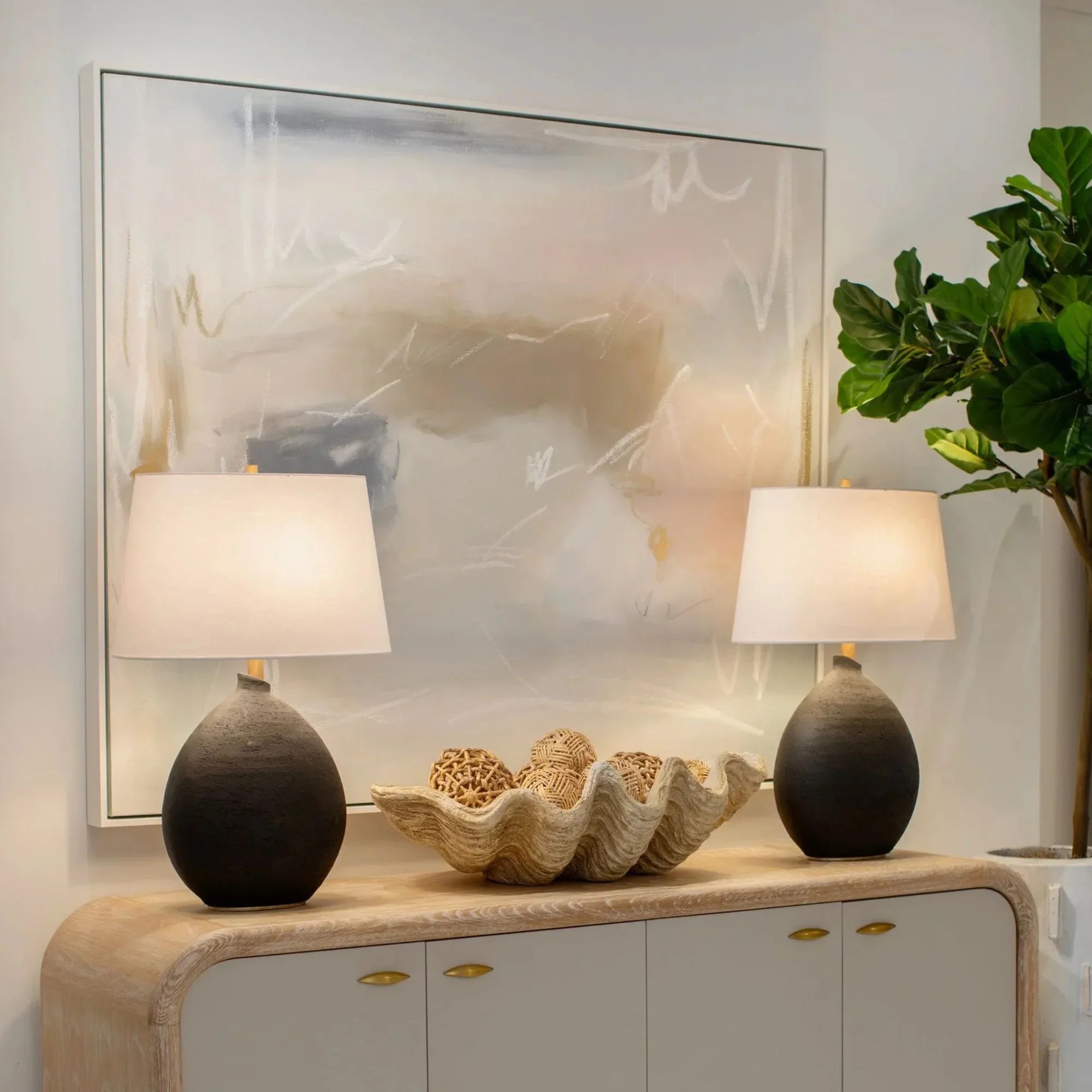 Hudson Valley Lighting - Denali 29" Table Lamp, Dusk Black Finish | Bees Lighting