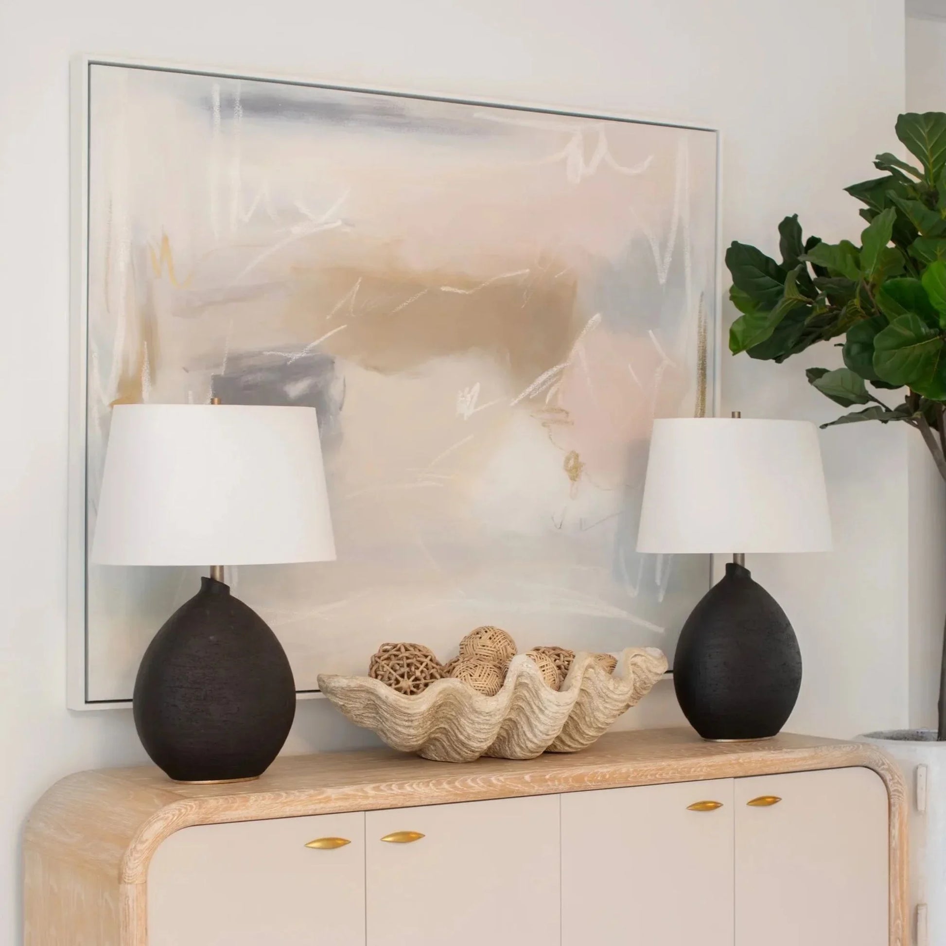 Hudson Valley Lighting - Denali 29" Table Lamp, Dusk Black Finish | Bees Lighting