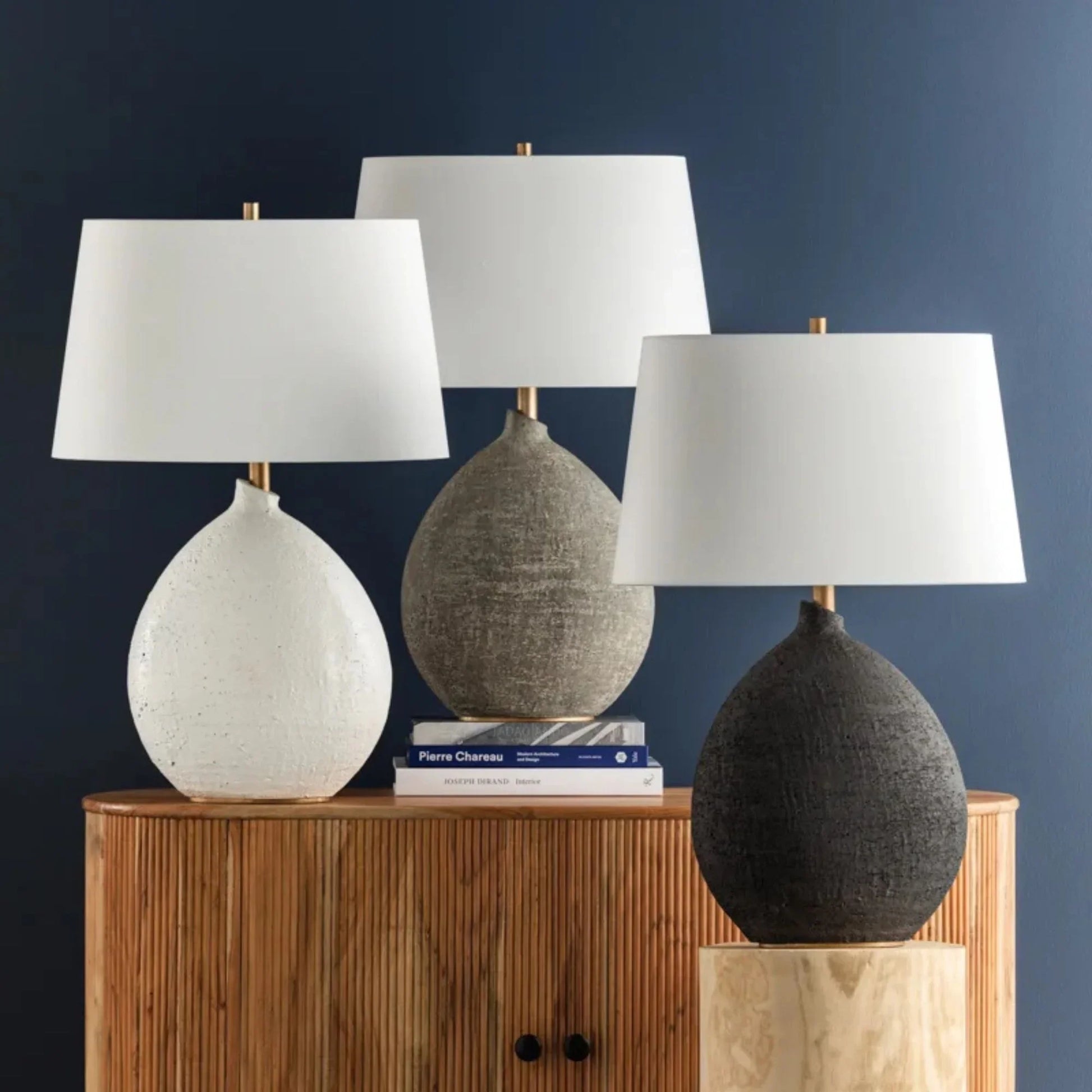 Hudson Valley Lighting - Denali 29" Table Lamp, Gray Finish | Bees Lighting