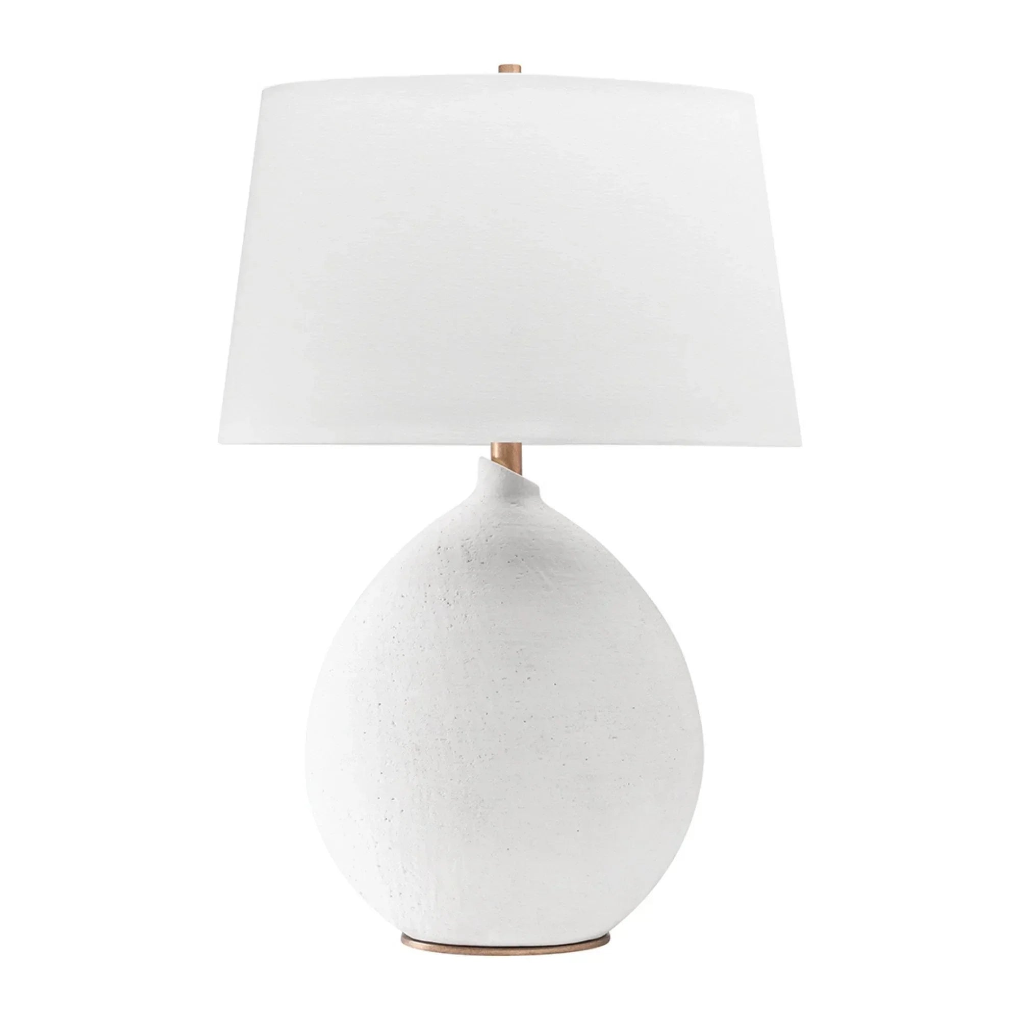 Denali 29" Table Lamp, White Finish