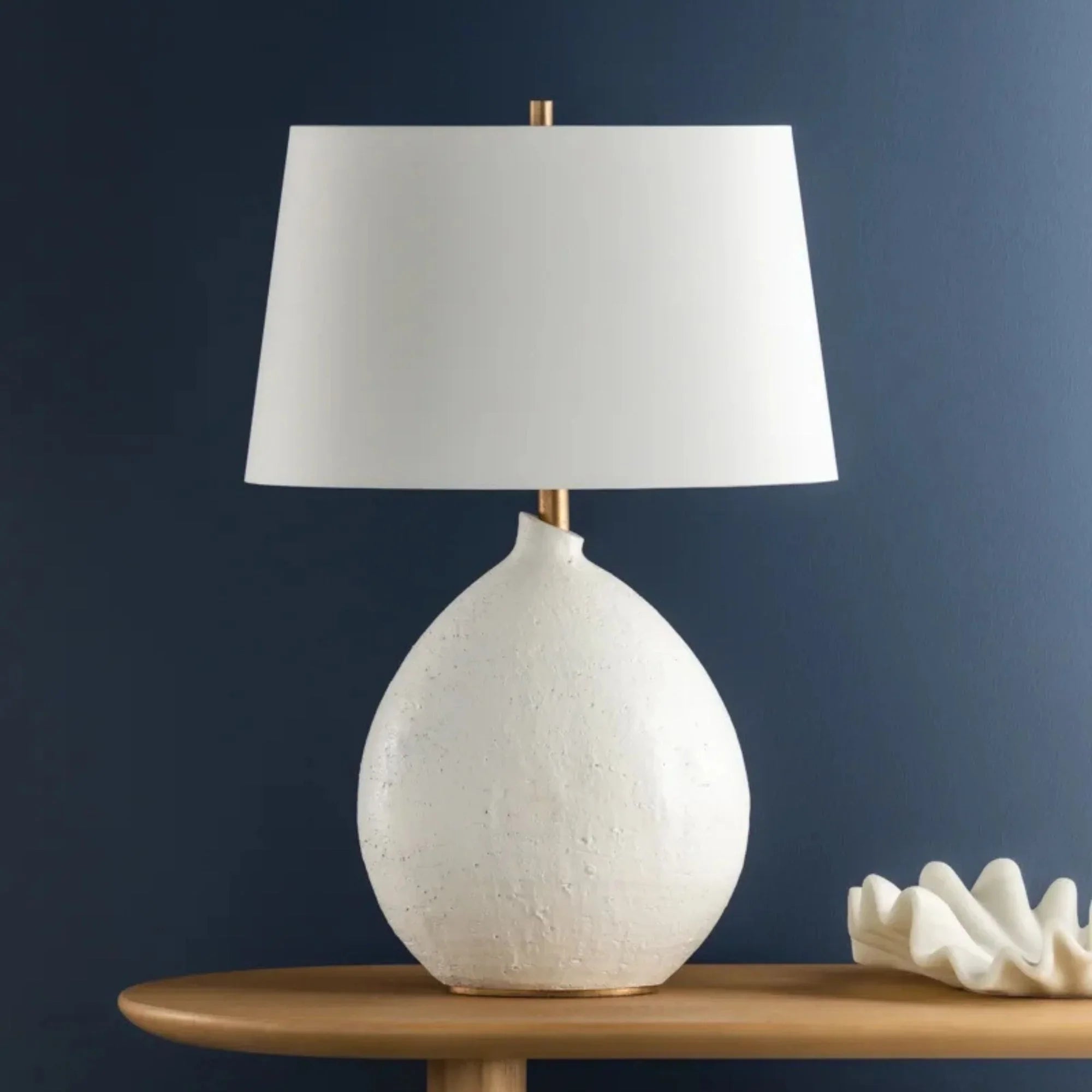 Hudson Valley Lighting - Denali 29" Table Lamp, White Finish | Bees Lighting