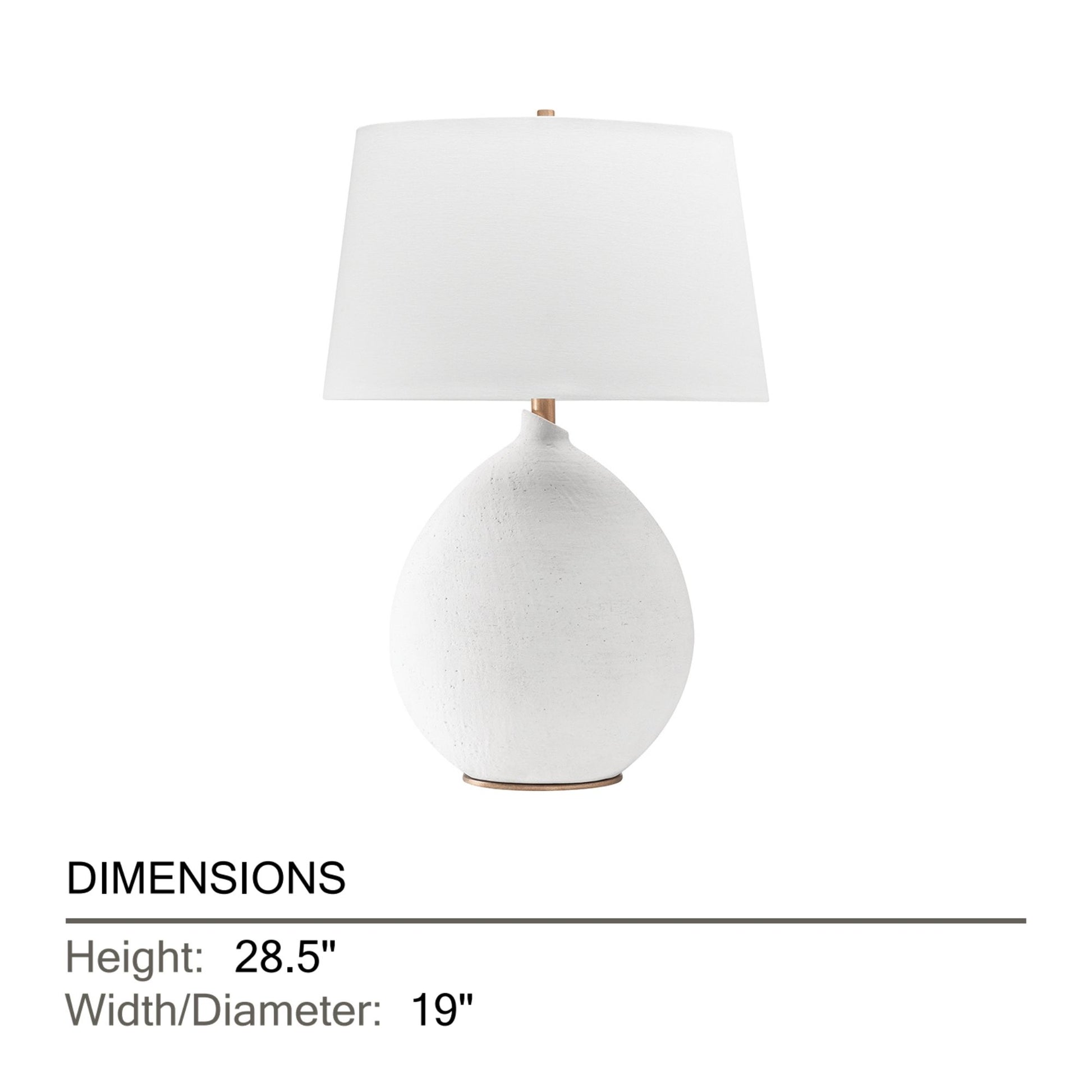 Hudson Valley Lighting - Denali 29" Table Lamp, White Finish | Bees Lighting