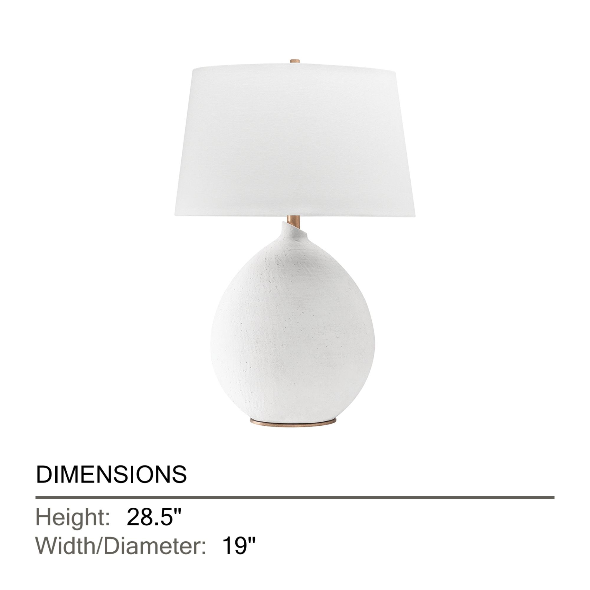Hudson Valley Lighting - Denali 29" Table Lamp, White Finish | Bees Lighting