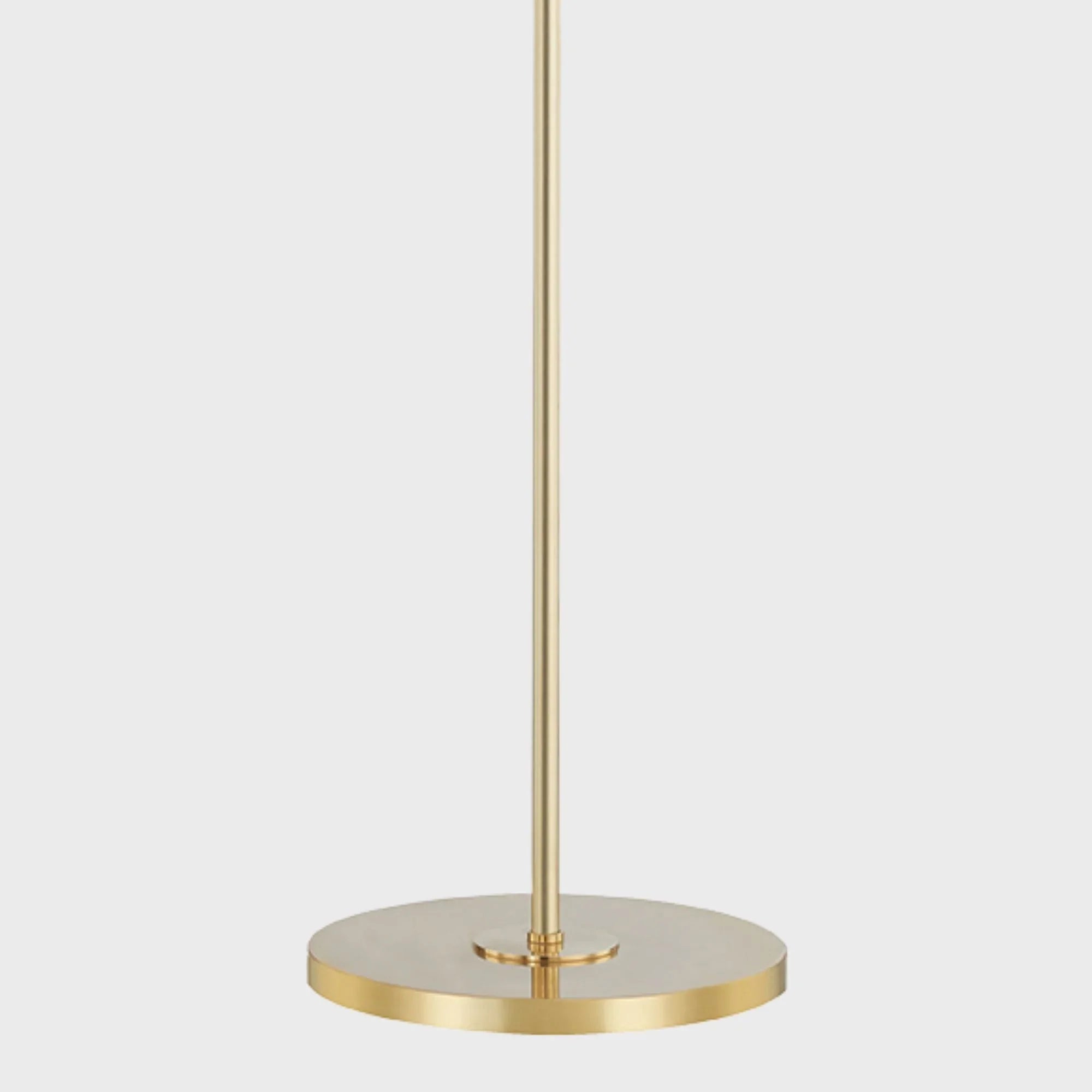 Dorset 56" Floor Lamp, Aged Brass Finish