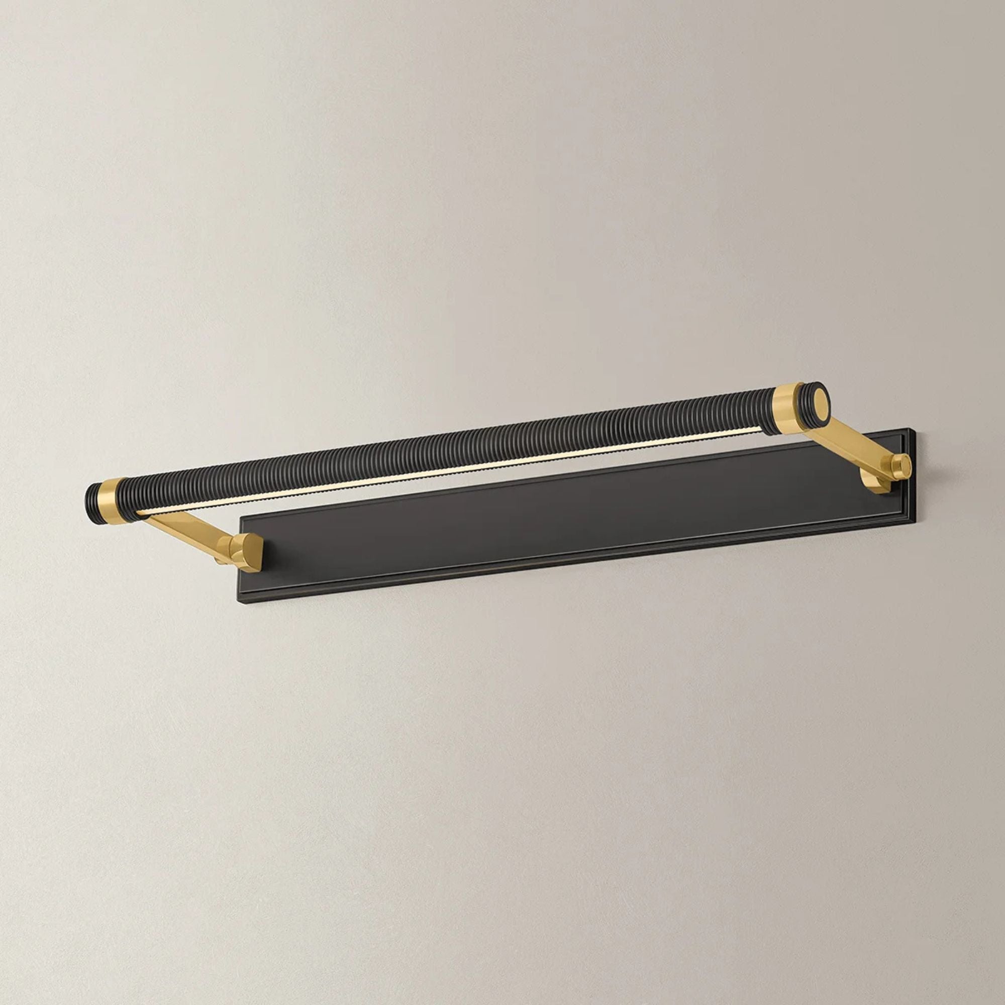 Hudson Valley Duell 24 in. Picture Light, Aged Brass & Distressed Bronze