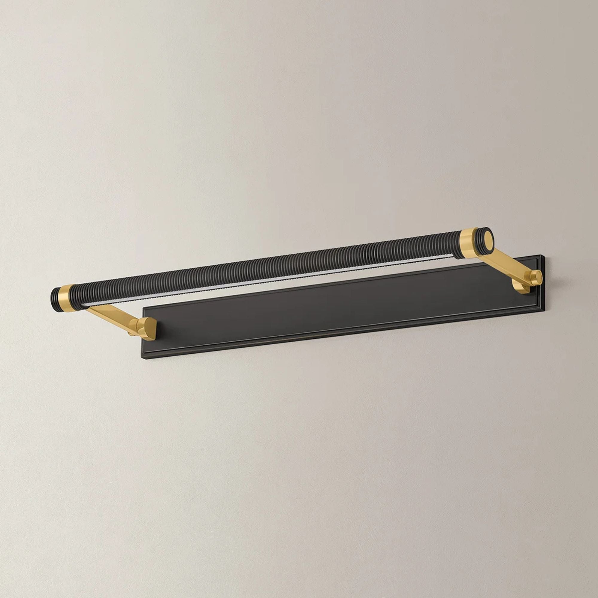 Hudson Valley Duell 24 in. Picture Light, Aged Brass & Distressed Bronze