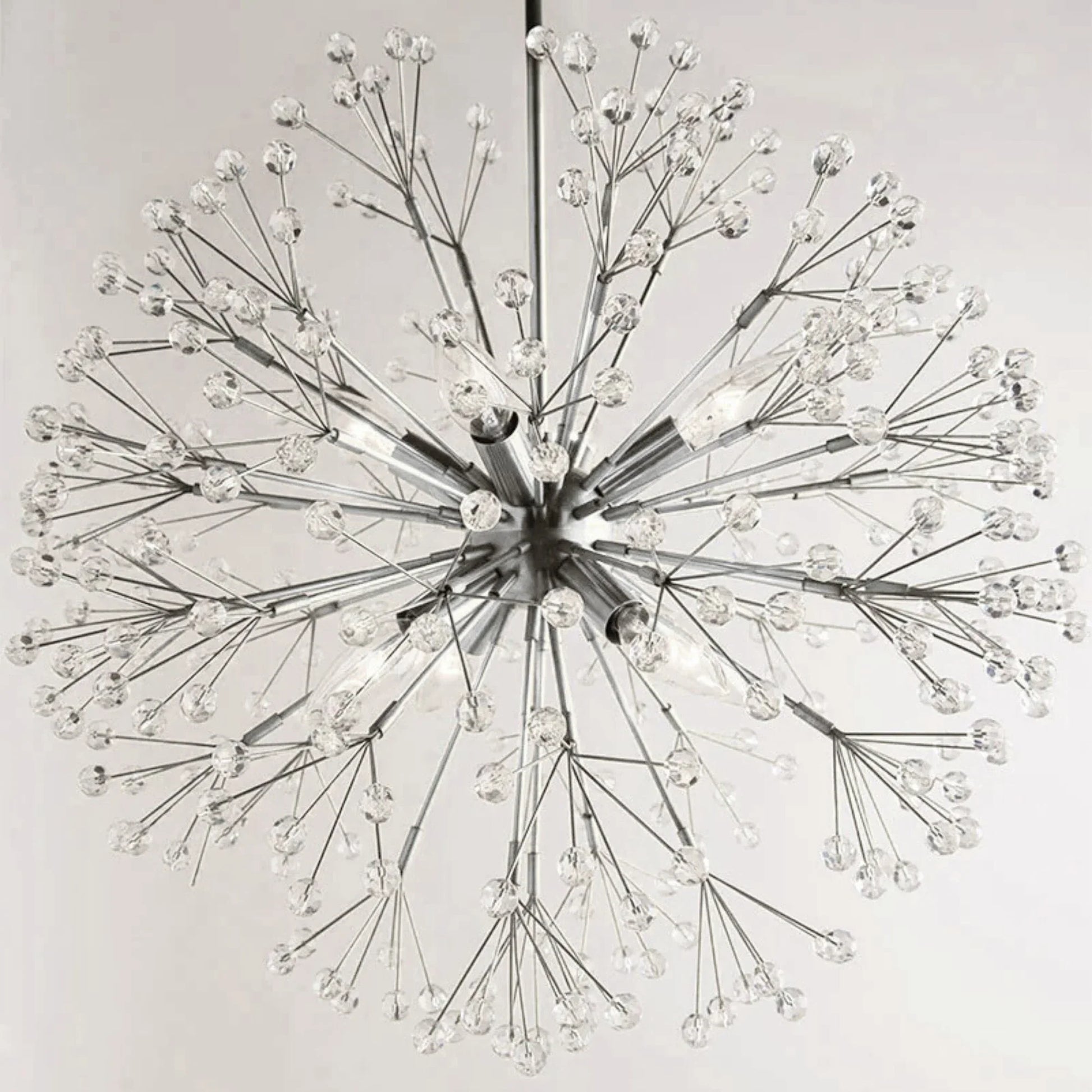 Hudson Valley Lighting - Dunkirk 24" 8-Light Chandelier, Polished Nickel Finish | Bees Lighting