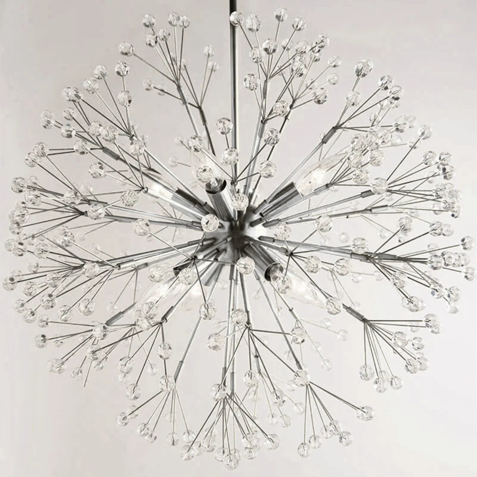Hudson Valley Lighting - Dunkirk 24" 8-Light Chandelier, Polished Nickel Finish | Bees Lighting