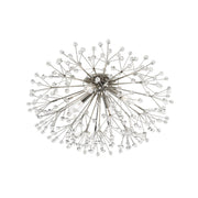 Dunkirk 20 in. 4 lights Flush Mount Light Polished Nickel Finish