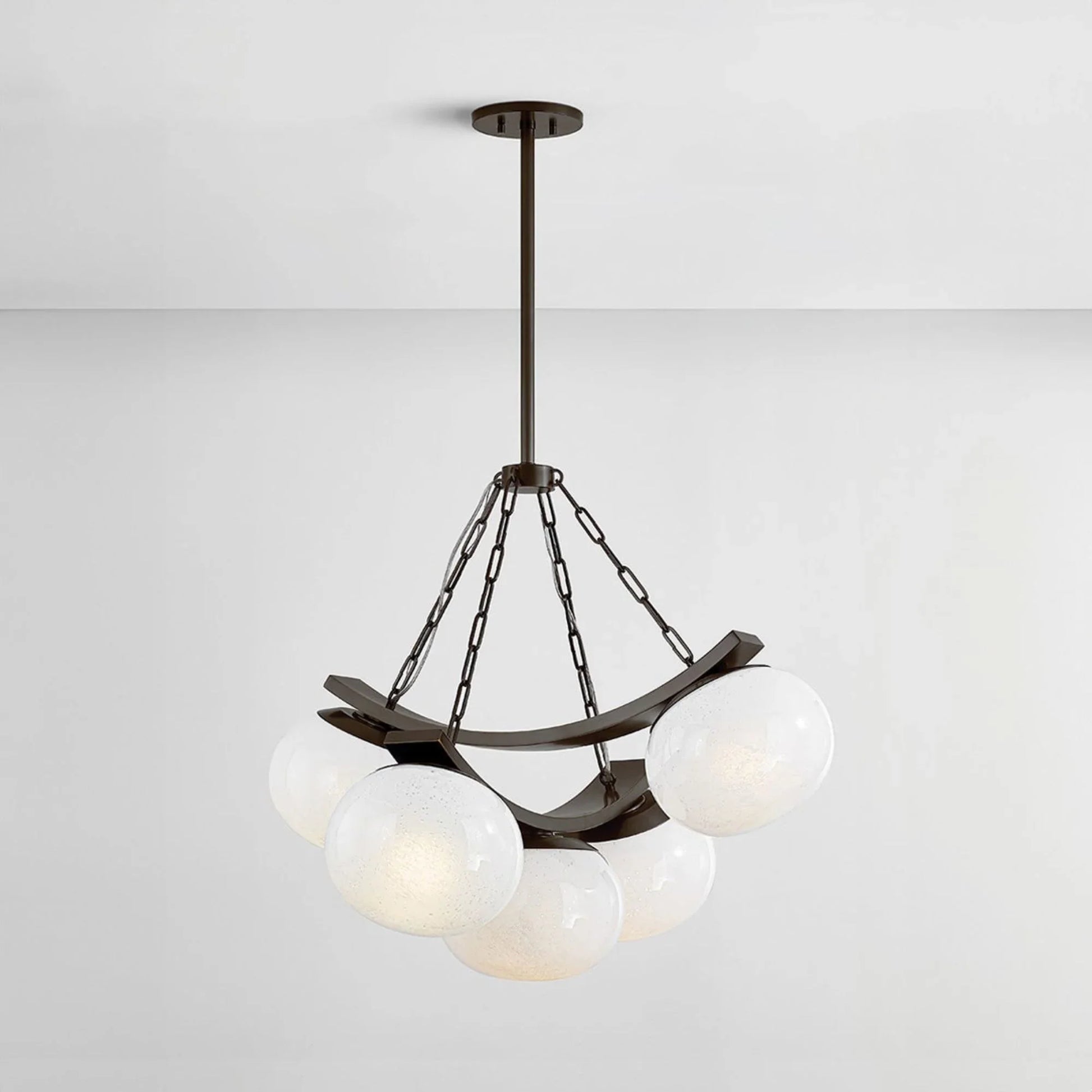 Hudson Valley Lighting - Duxbury 32" 5-Light Chandelier, Distressed Bronze Finish | Bees Lighting