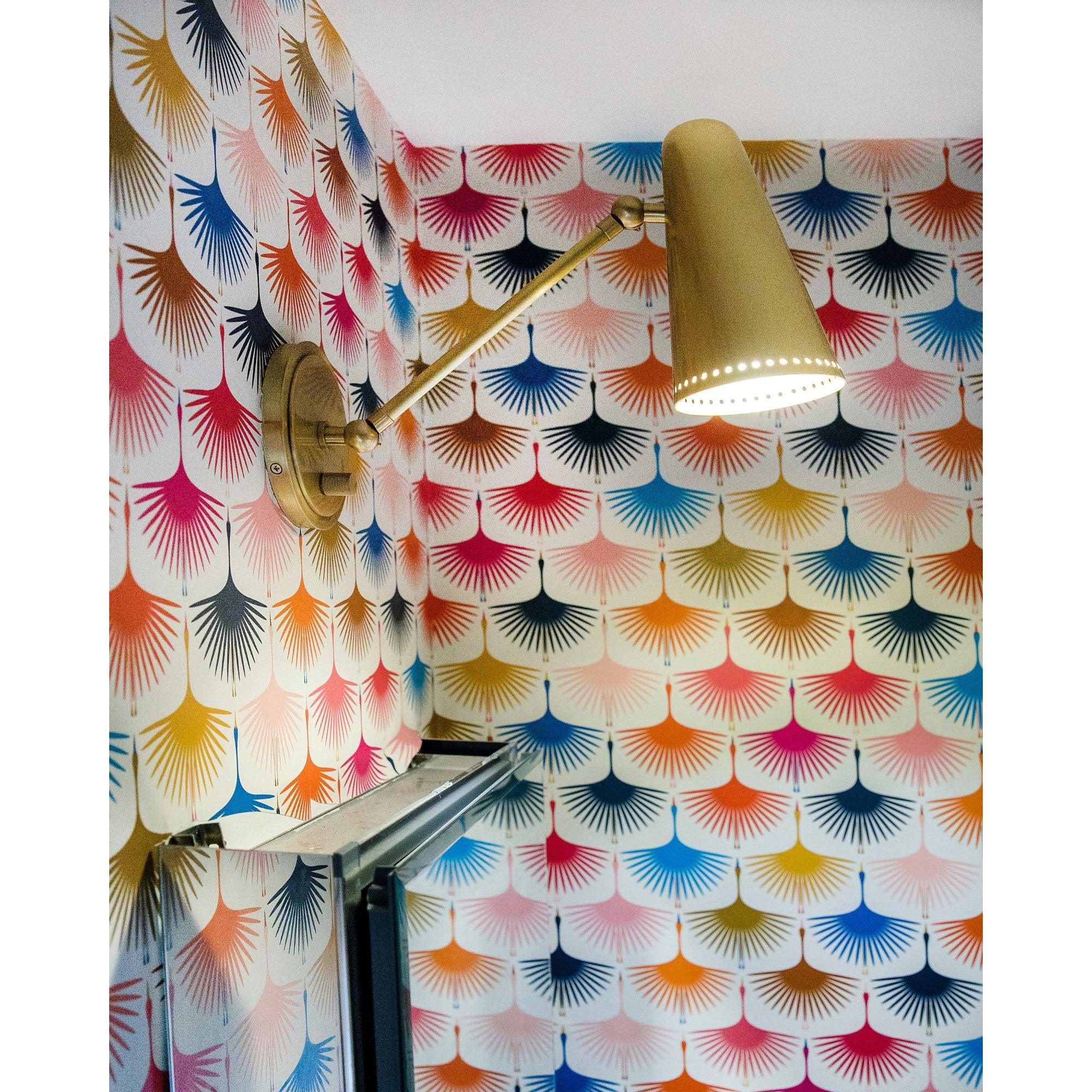 Easley 13" Swing Arm Lamp, Aged Brass Finish