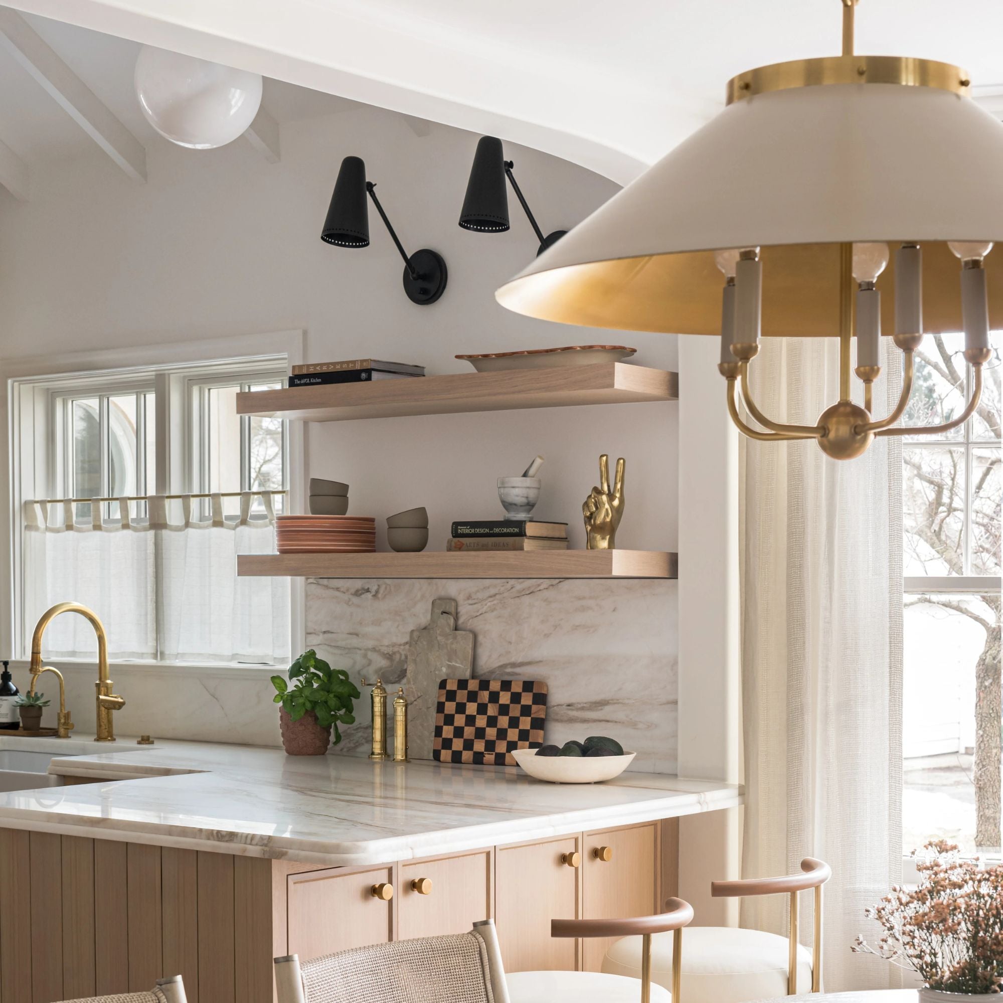 Easley 13" Swing Arm Lamp, Old Bronze Finish