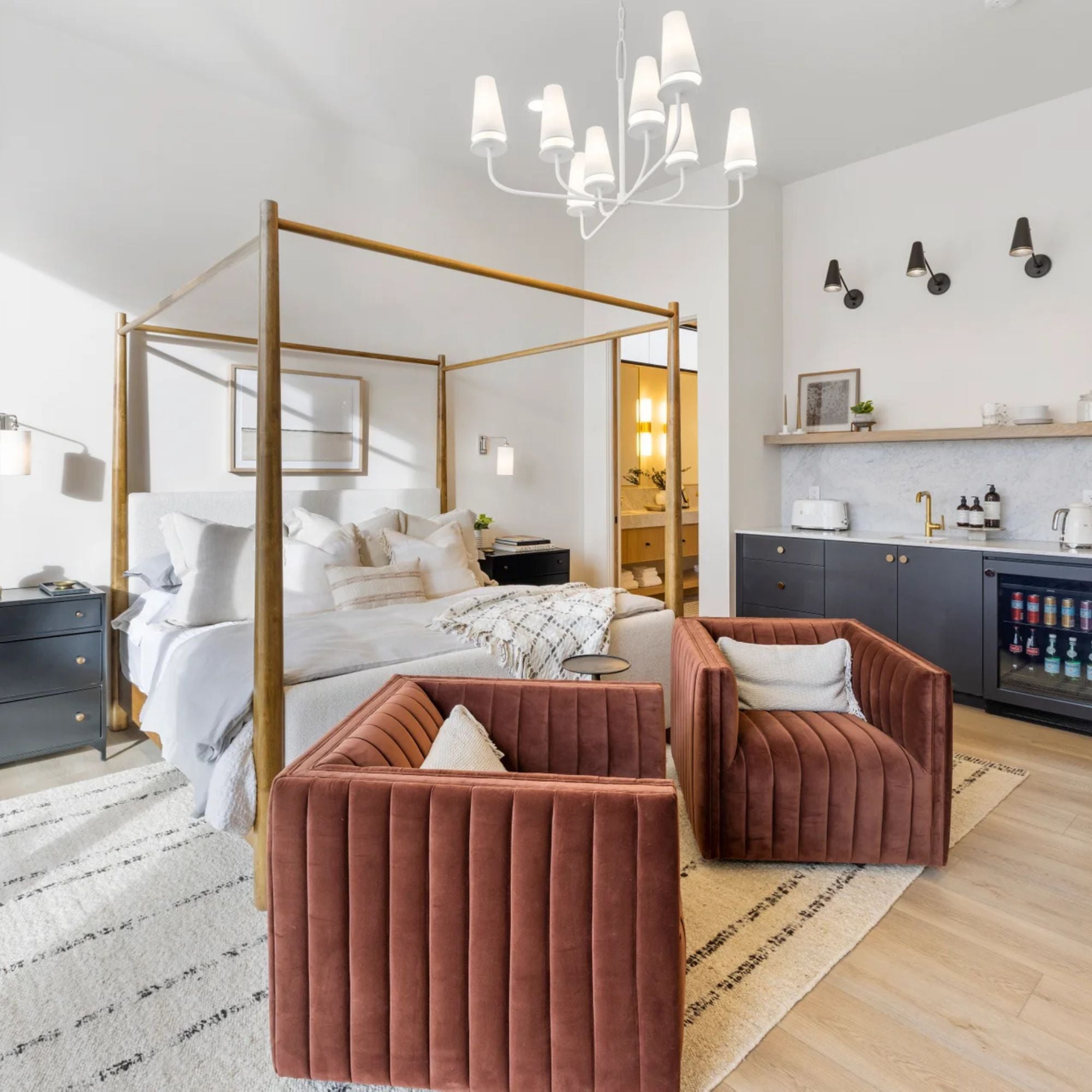 Easley 13" Swing Arm Lamp, Old Bronze Finish