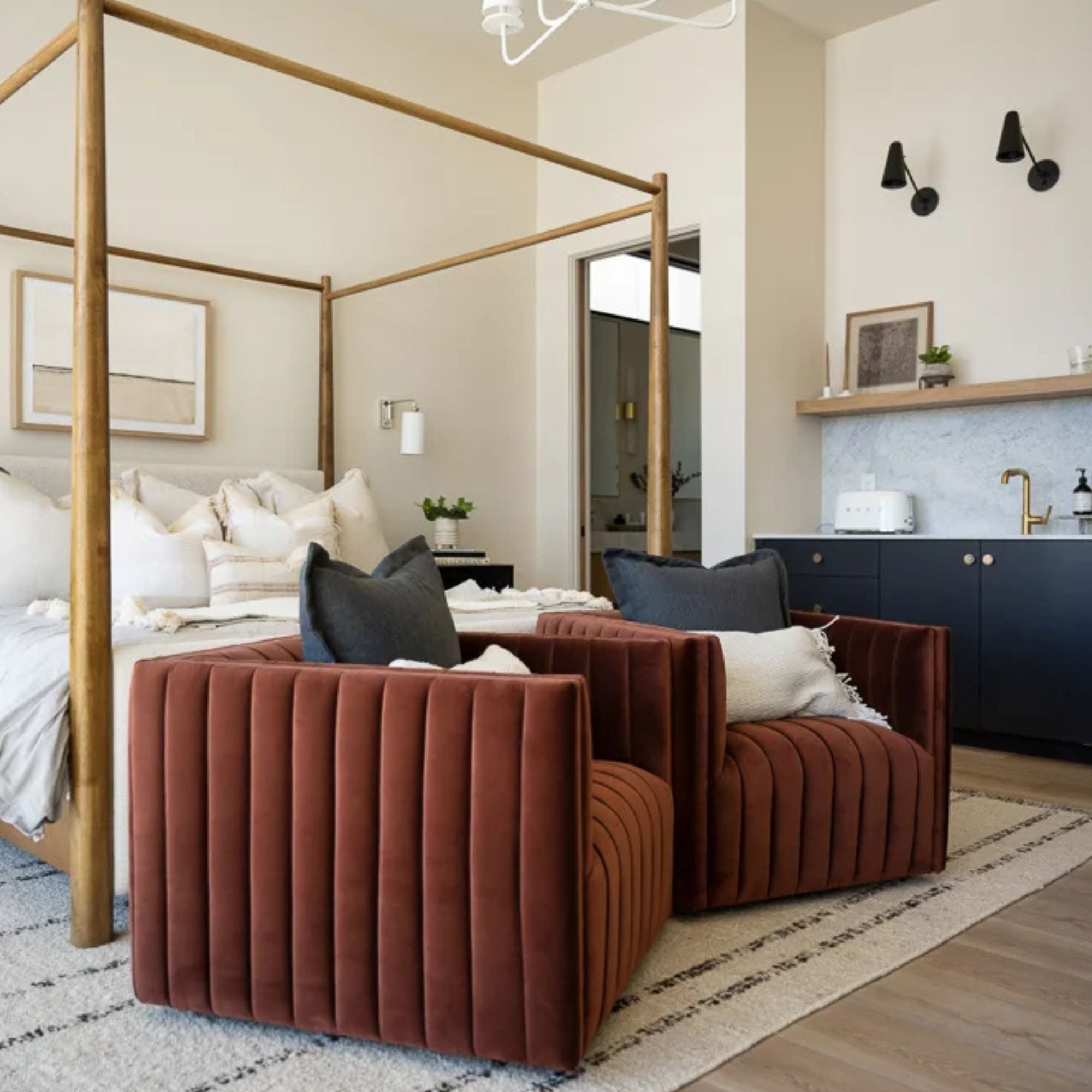 Easley 13" Swing Arm Lamp, Old Bronze Finish