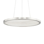Eastport 24" LED Chandelier, Polished Nickel Finish