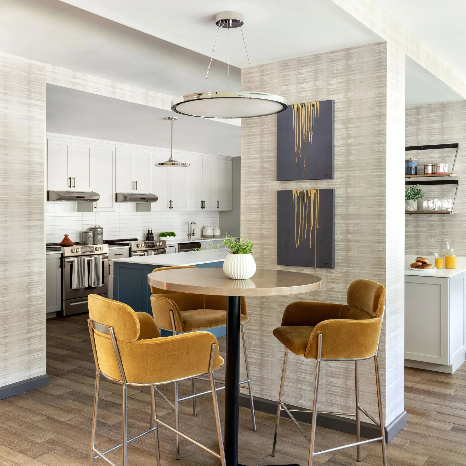 Hudson Valley Lighting - Eastport 36" LED Chandelier, Polished Nickel Finish | Bees Lighting