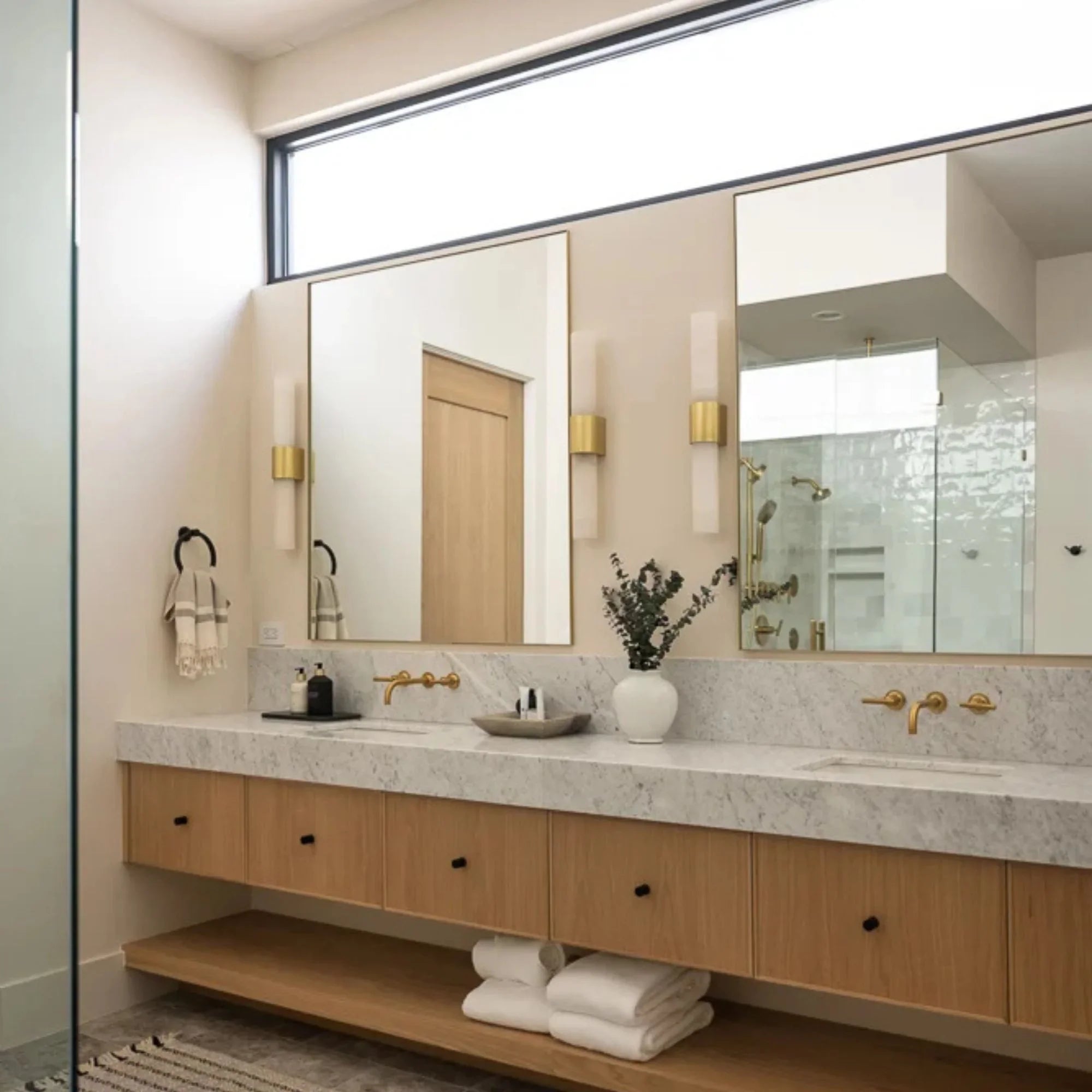 Hudson Valley Lighting - Ellington 24" 2-Light Bath and Vanity Light, Aged Brass Finish | Bees Lighting