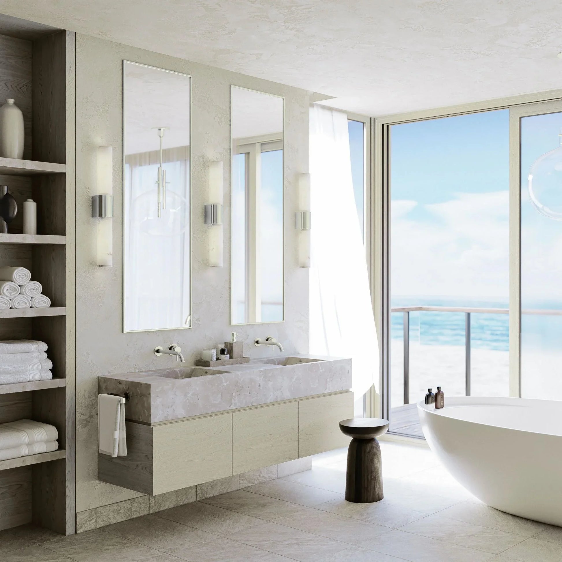 Hudson Valley Lighting - Ellington 24" 2-Light Bath and Vanity Light, Polished Nickel Finish | Bees Lighting