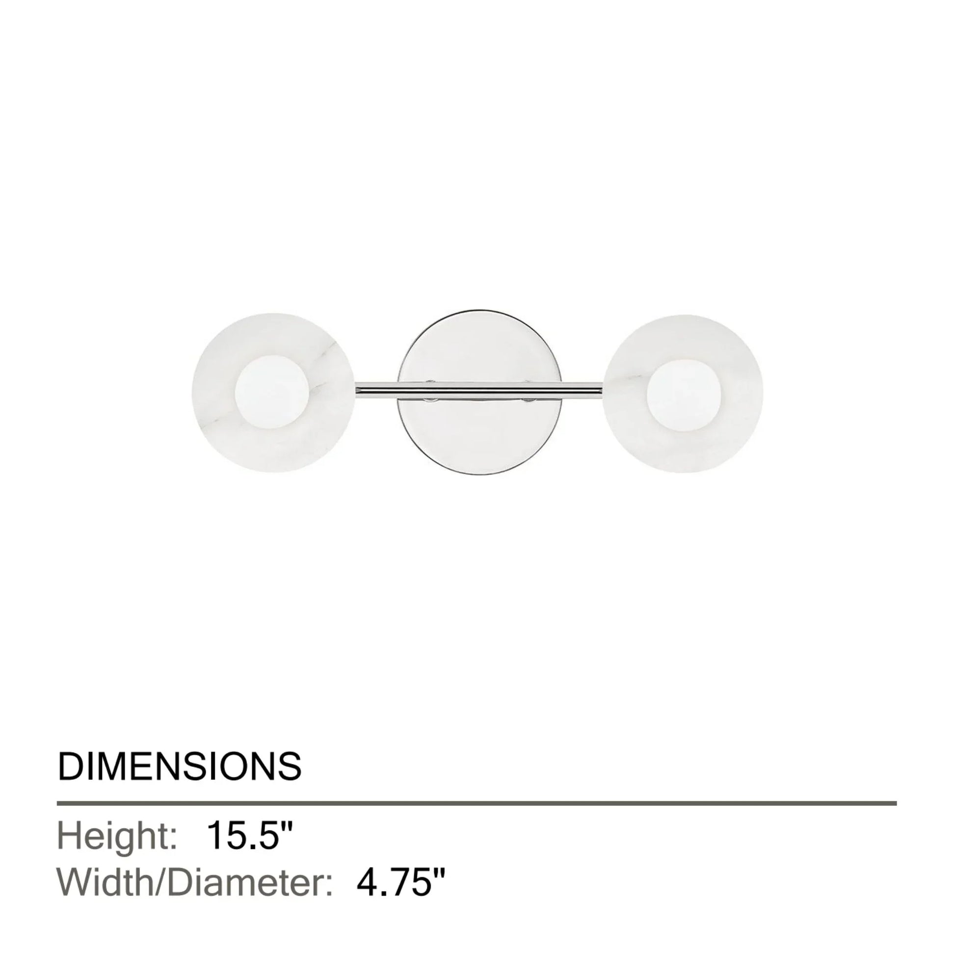 Hudson Valley Lighting - Elmont 16" 2-Light Bath and Vanity Light, Polished Nickel Finish | Bees Lighting