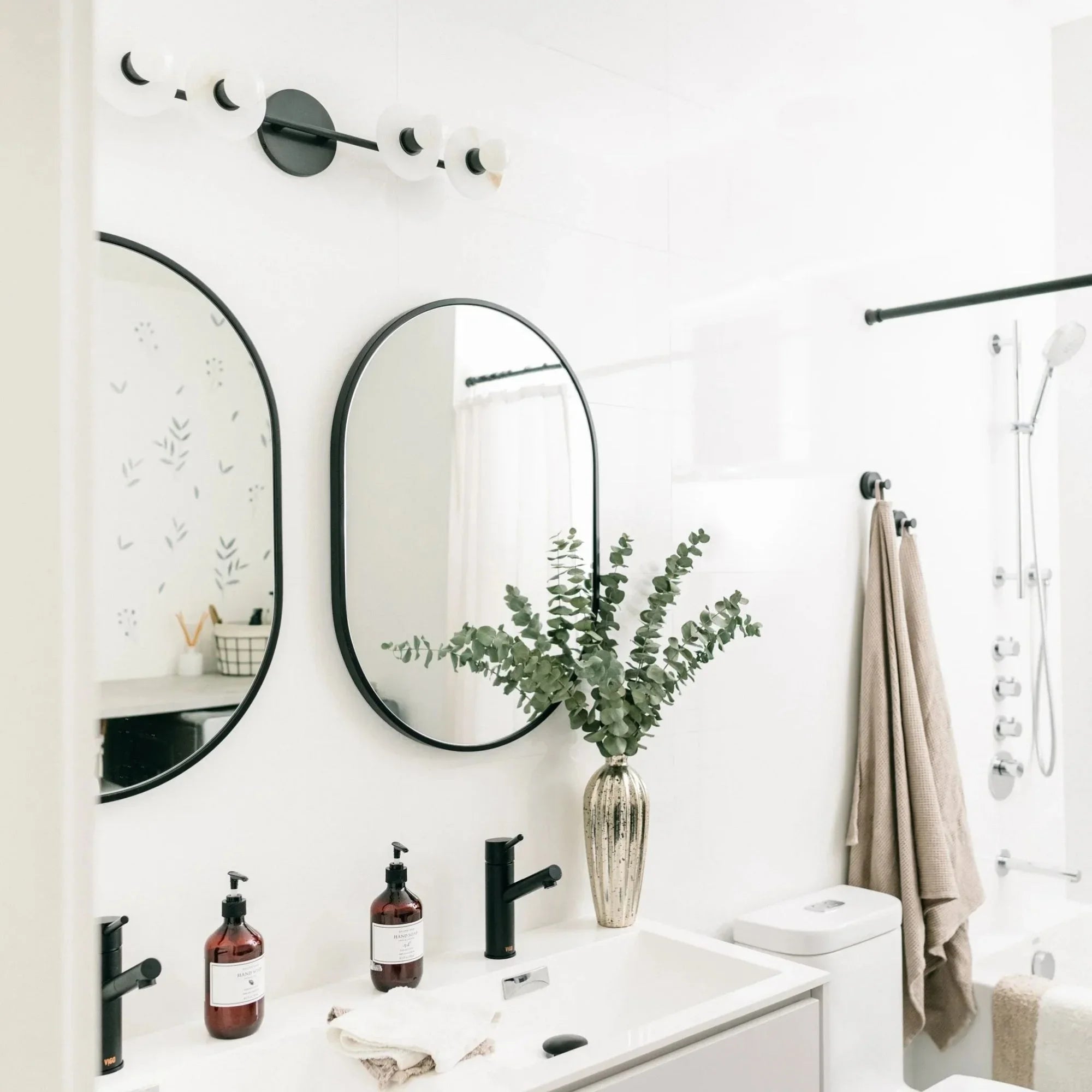 Elmont 25" 4-Light Bath and Vanity Light, Old Bronze Finish