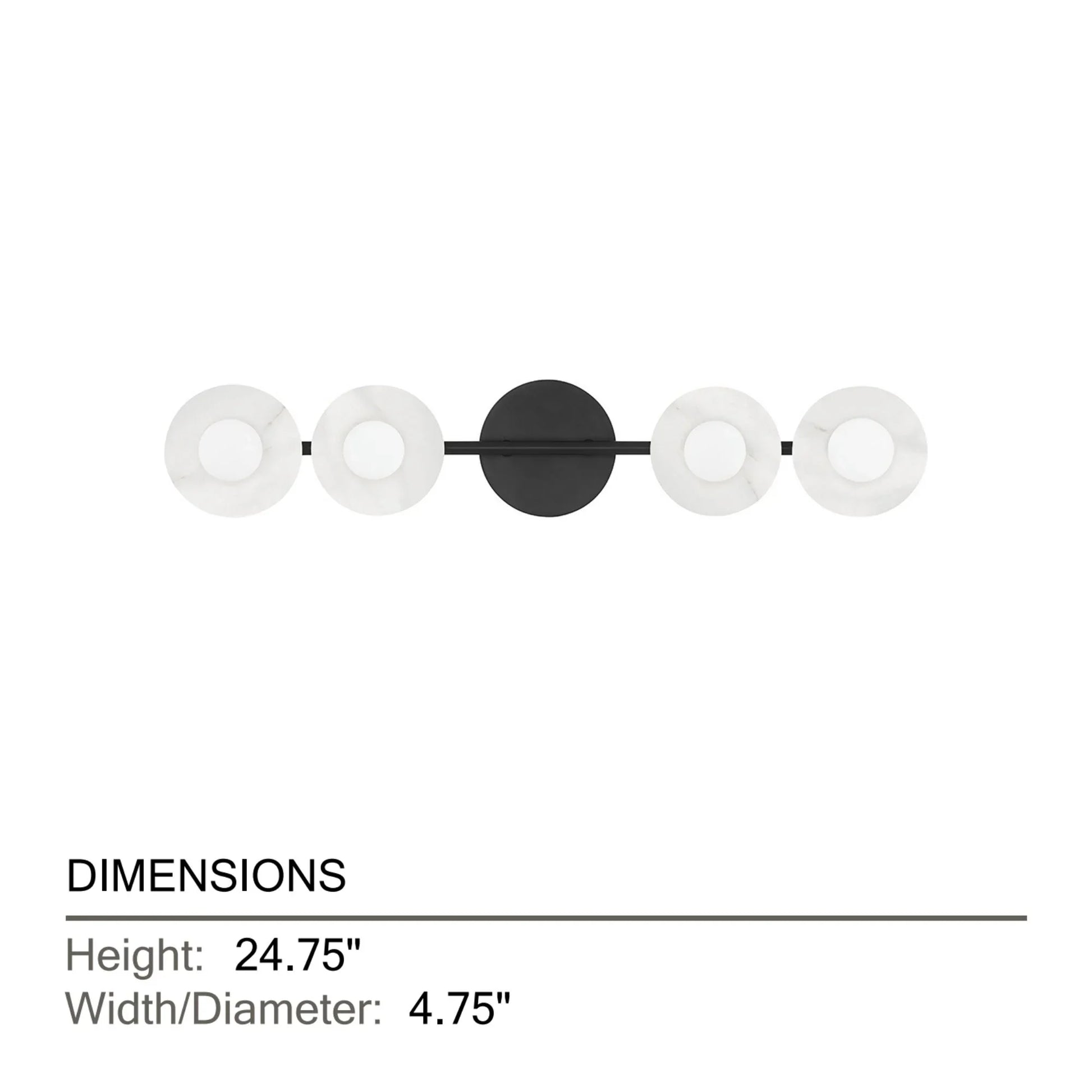 Hudson Valley Lighting - Elmont 25" 4-Light Bath and Vanity Light, Old Bronze Finish | Bees Lighting