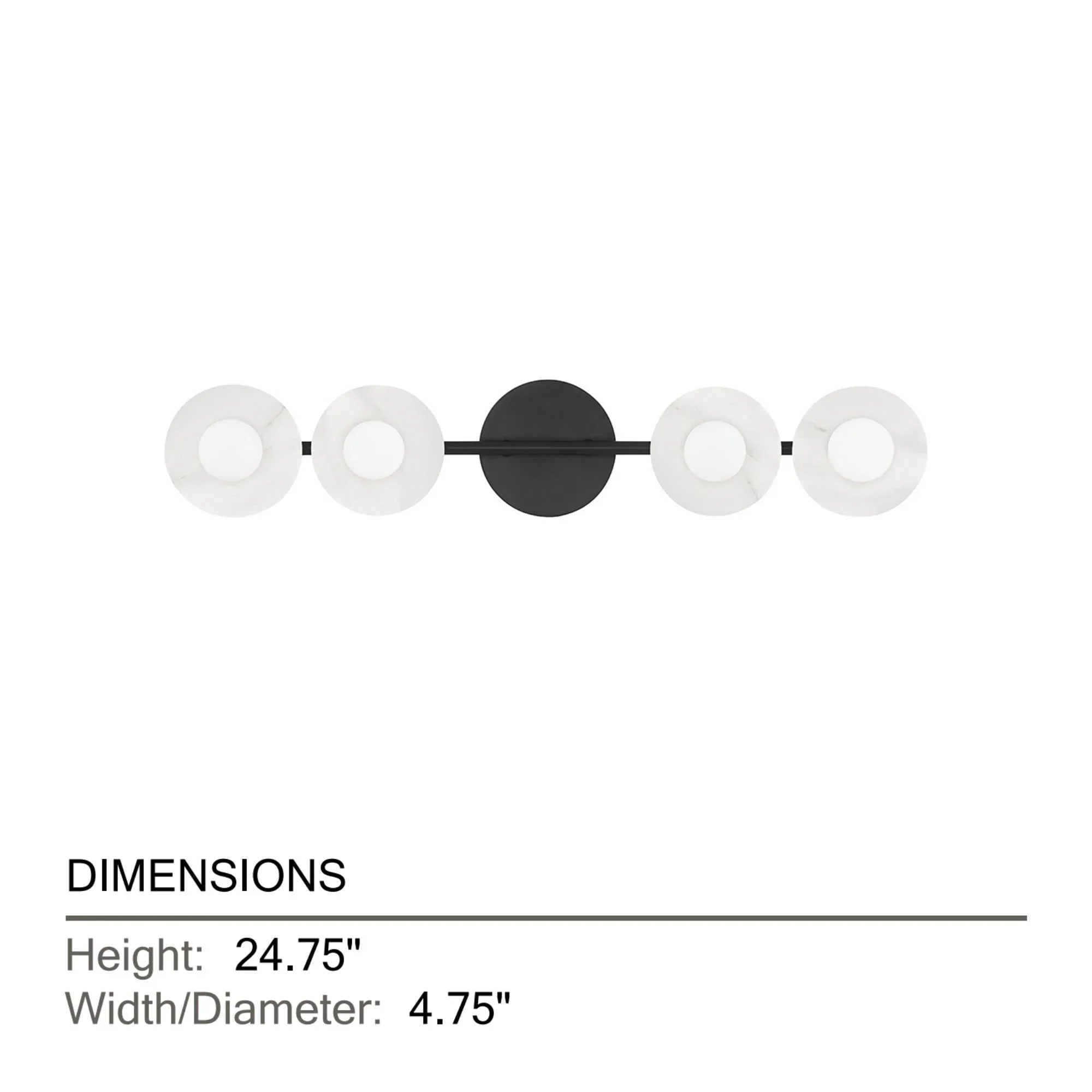 Hudson Valley Lighting - Elmont 25" 4-Light Bath and Vanity Light, Old Bronze Finish | Bees Lighting