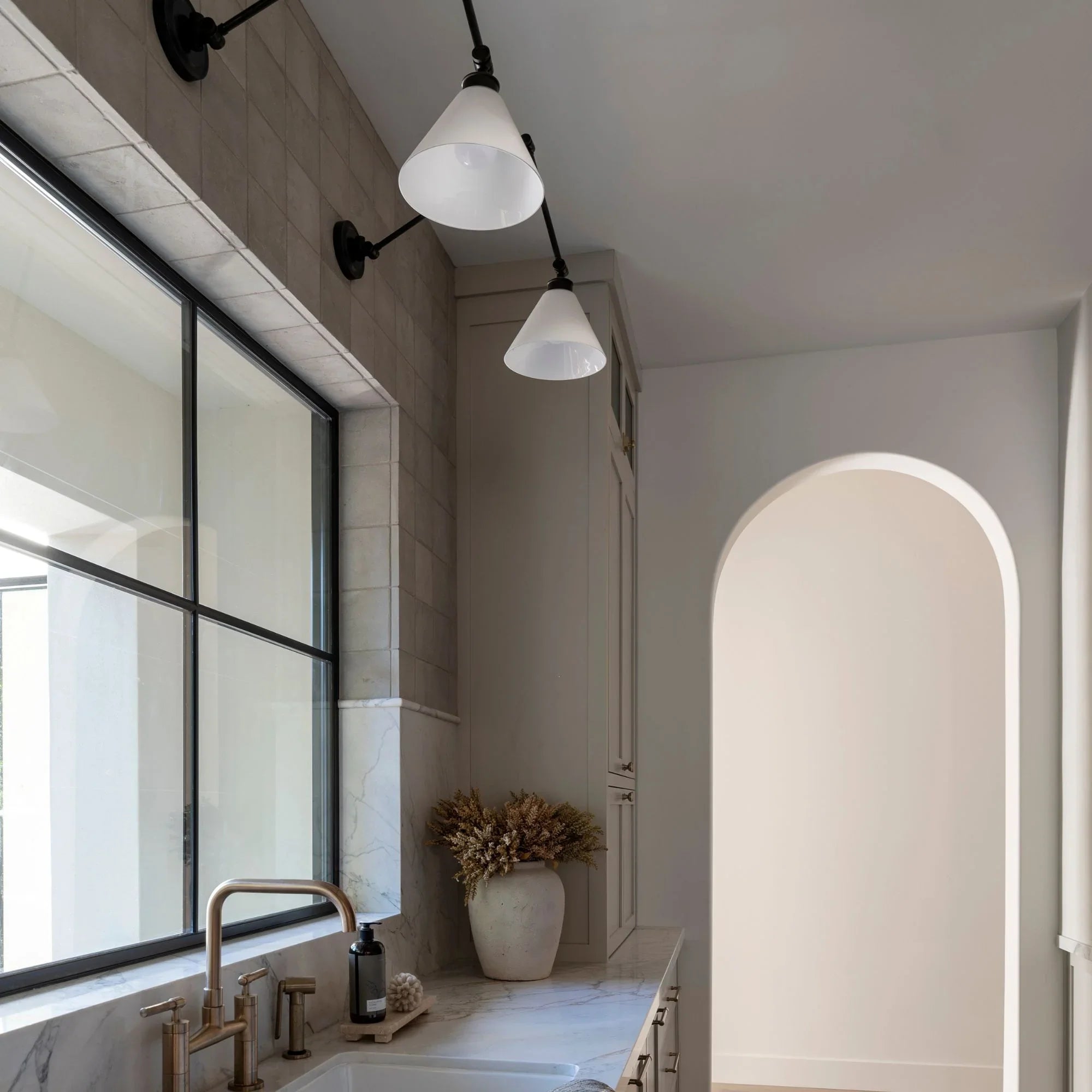 Exeter 19" Swing Arm Lamp, Old Bronze Finish